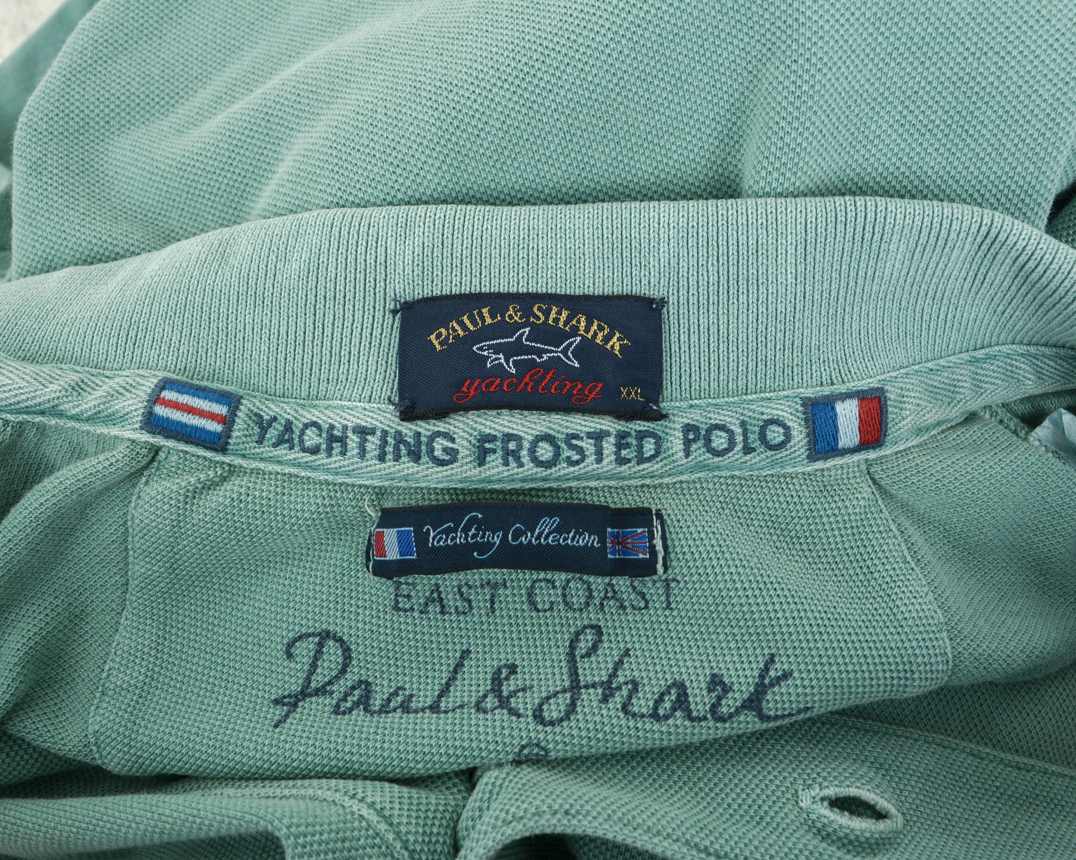 Paul & Shark Polo Sailing Shirt Short Rugby Sleeved Golf Casual Top Size US XXL / EU 58 / 5 - 6 Thumbnail
