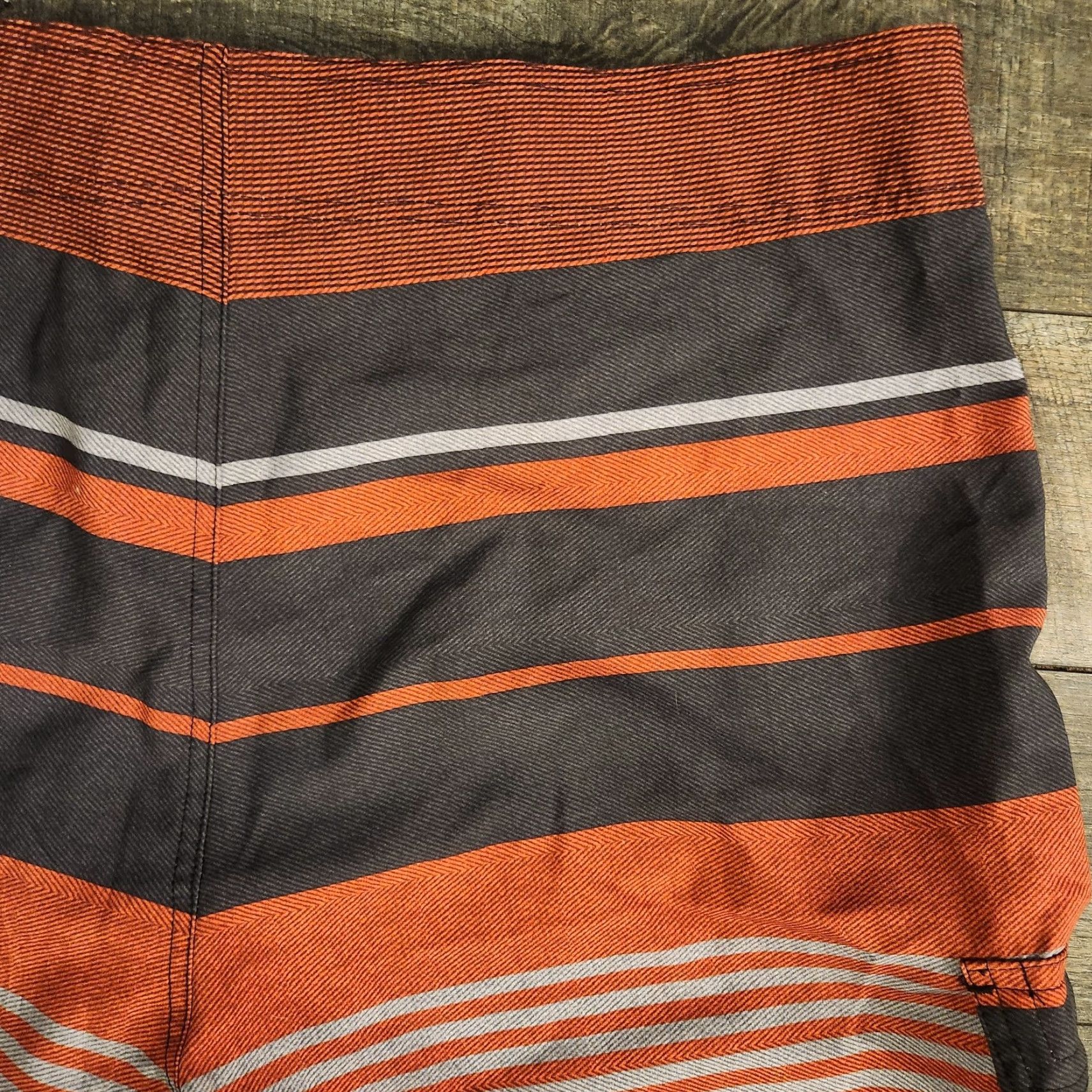 Vintage OC Ocean Current Board Shorts Mens 38 Swim Trunks Orange Striped Pocket Men Size US 38 / EU 54 - 6 Thumbnail
