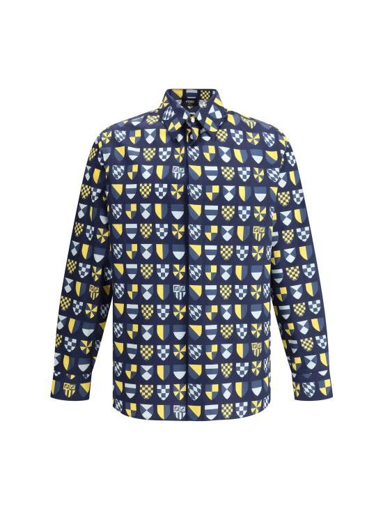 Fendi FENDI Men Long Tops FS1319 AU76F0QG3 Blue Size US M / EU 48-50 / 2 - 1 Thumbnail