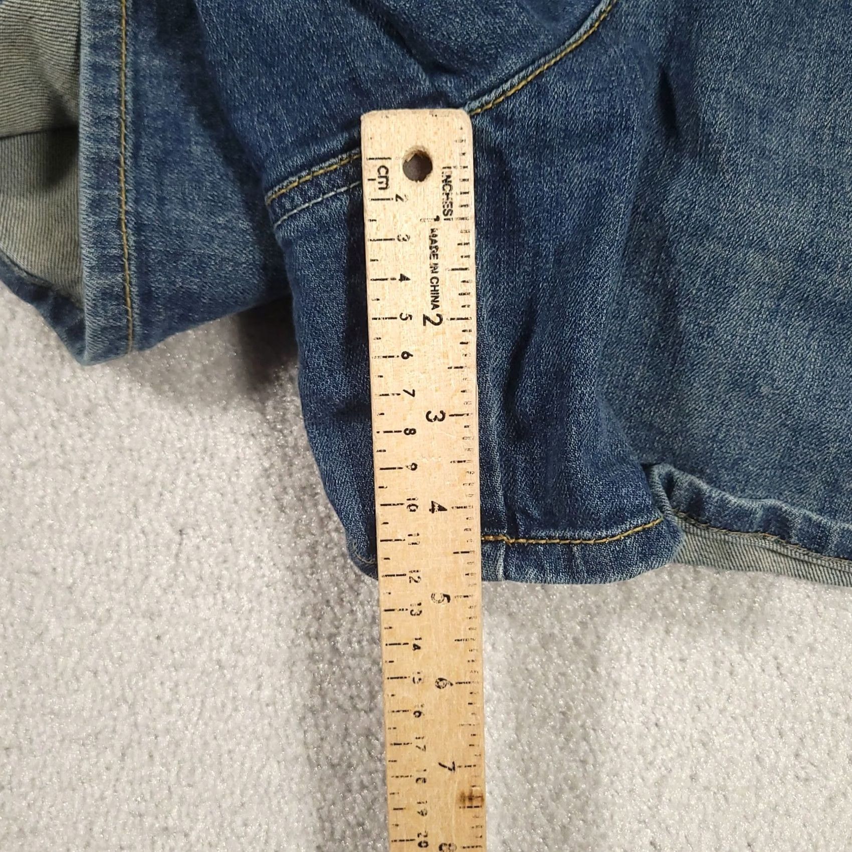 Vintage VINTAGE? No. Title: Cato Shorts Womens Plus Size 18W Blue Jean Denim Stretch Pockets Size 40" / US 18 - 5 Thumbnail