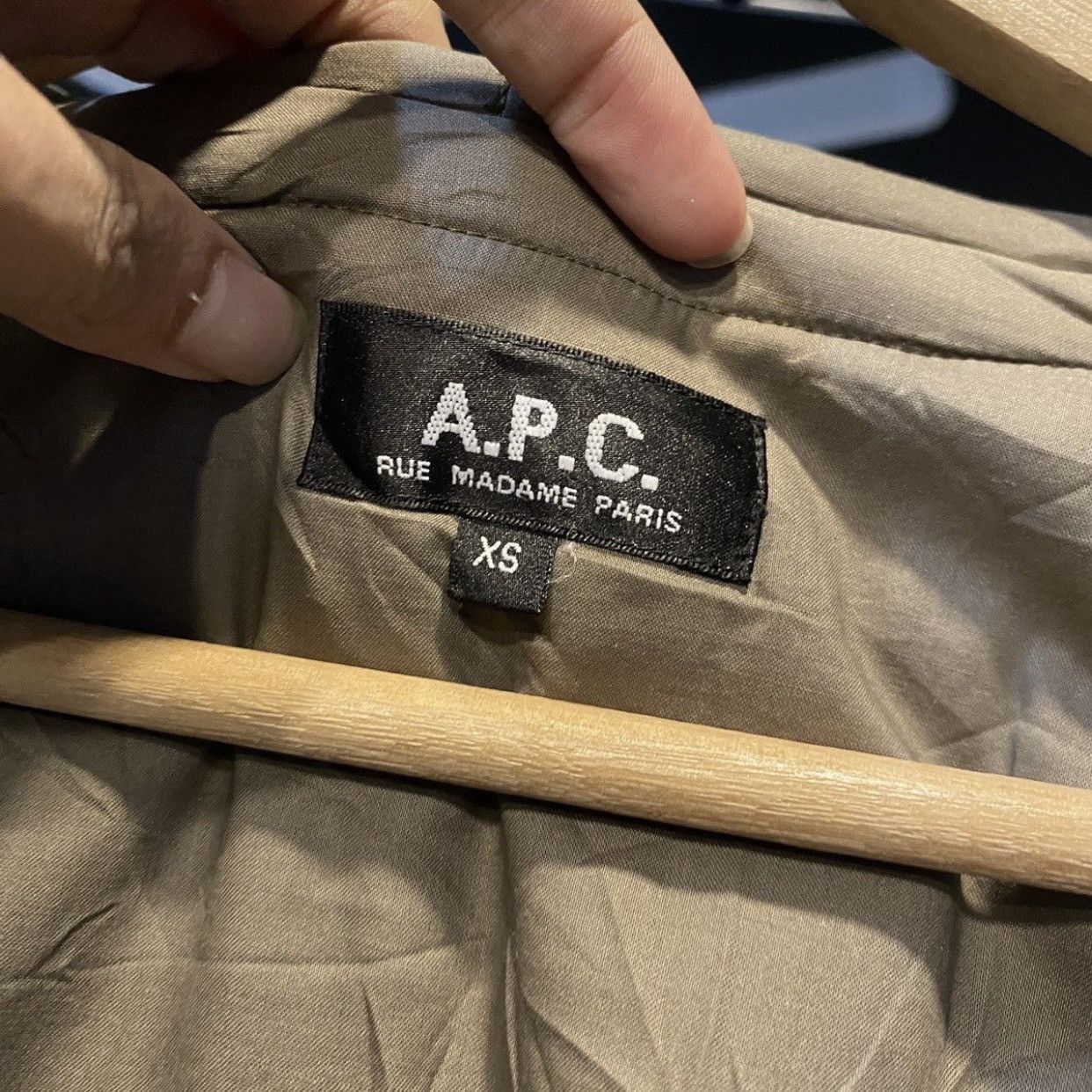 A.P.C. A.P.C. Military Hooded Jacket - Khaki Green - Size XS Size US XS / EU 42 / 0 - 11 Thumbnail