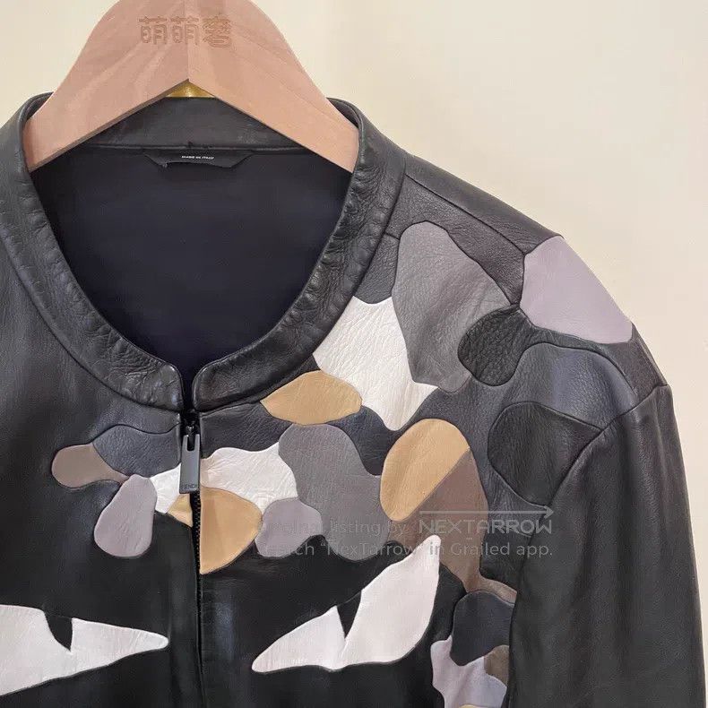 Fendi Fendi Little devil leather jacket Size US L / EU 52-54 / 3 - 2 Thumbnail