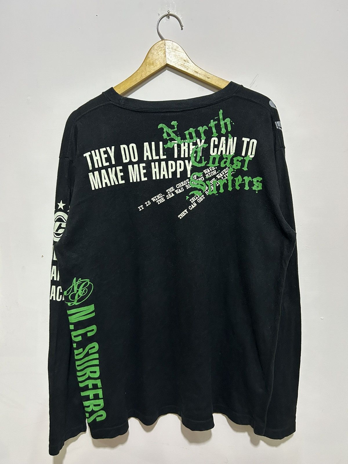 Hysteric Glamour JapaneseBrand North Coast Surfers Poem Long Sleeve Size US L / EU 52-54 / 3 - 6 Thumbnail
