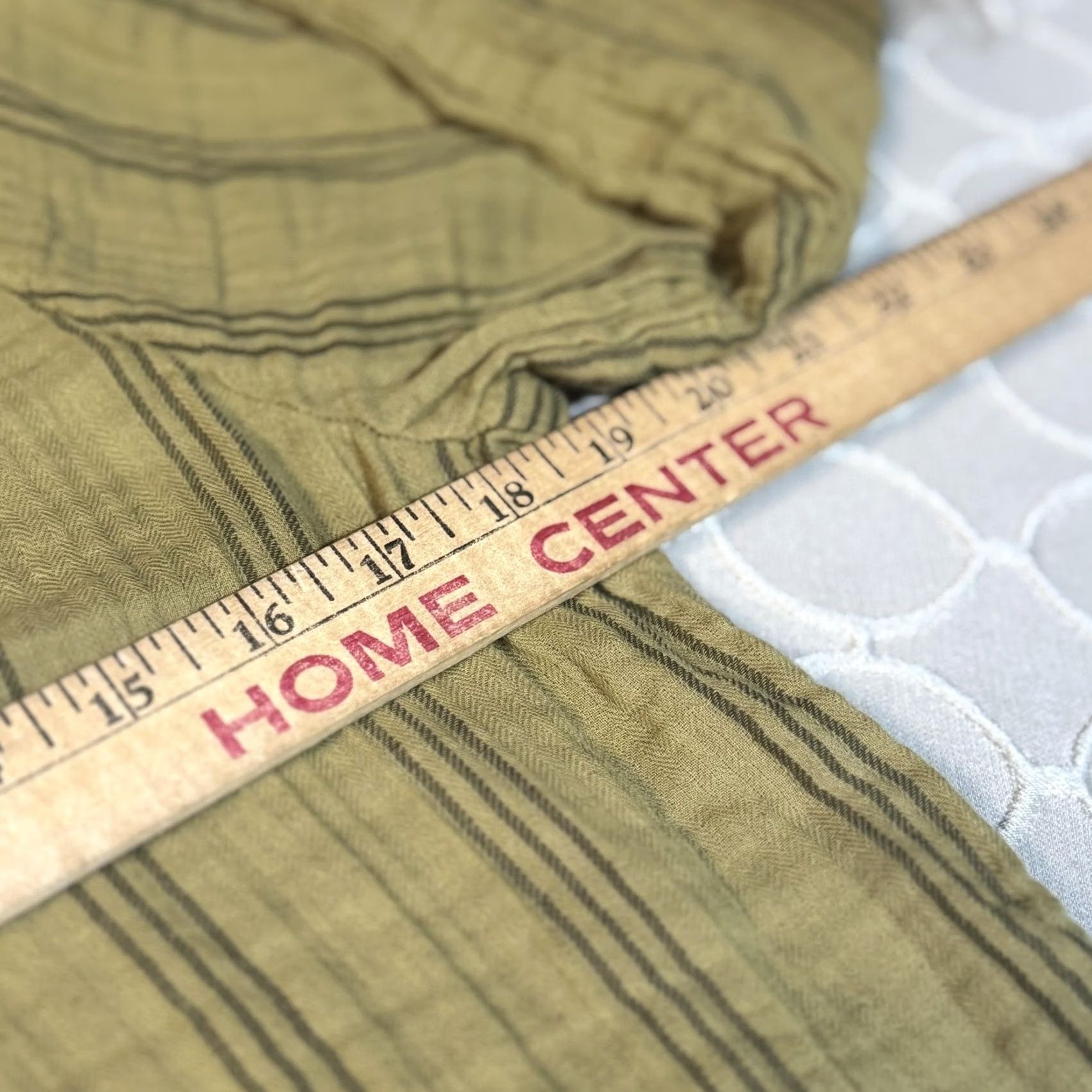 Olive VINTAGE CP Shades Shirt Womens XS Olive Green Button Front Crinkle Gauze Made USA Casual Size XS / US 0-2 / IT 36-38 - 6 Thumbnail