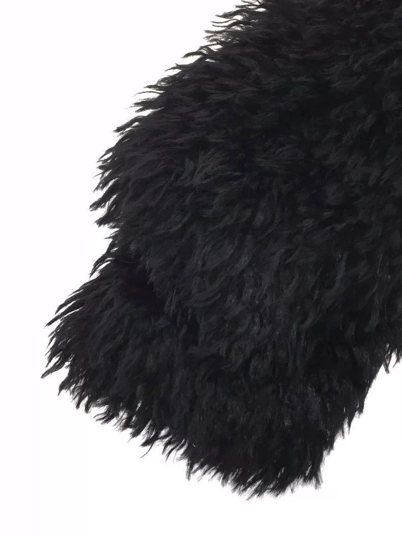 Yohji Yamamoto Yohji Yamamoto yohji yamamoto black furry coat Size US L / EU 52-54 / 3 - 5 Thumbnail