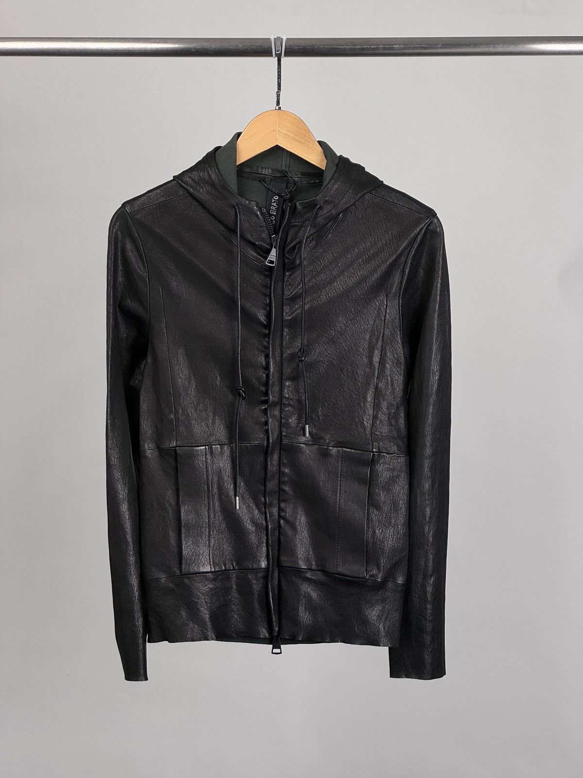 Giorgio Brato Leather zip up jacket Size US S / EU 44-46 / 1 - 2 Thumbnail