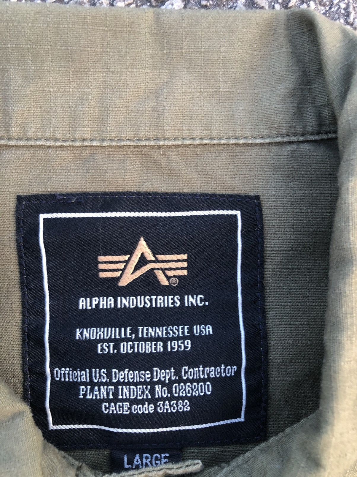 Alpha Industries Alpha Industries multi poket jeket Size US L / EU 52-54 / 3 - 4 Thumbnail
