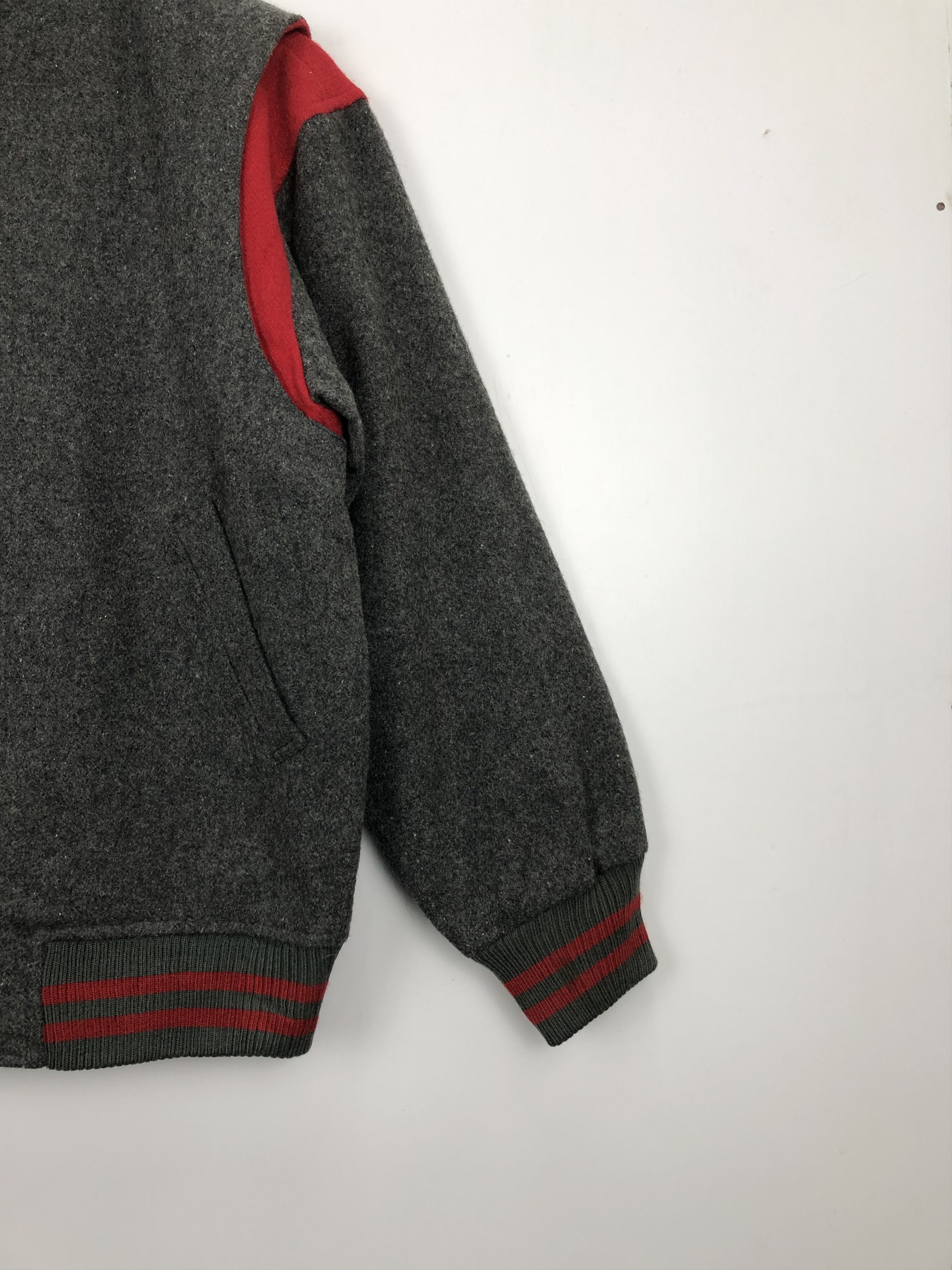 Japanese Brand Vintage 90s Japanese Brand Wool Varsity Jacket V0340 Size US M / EU 48-50 / 2 - 6 Thumbnail