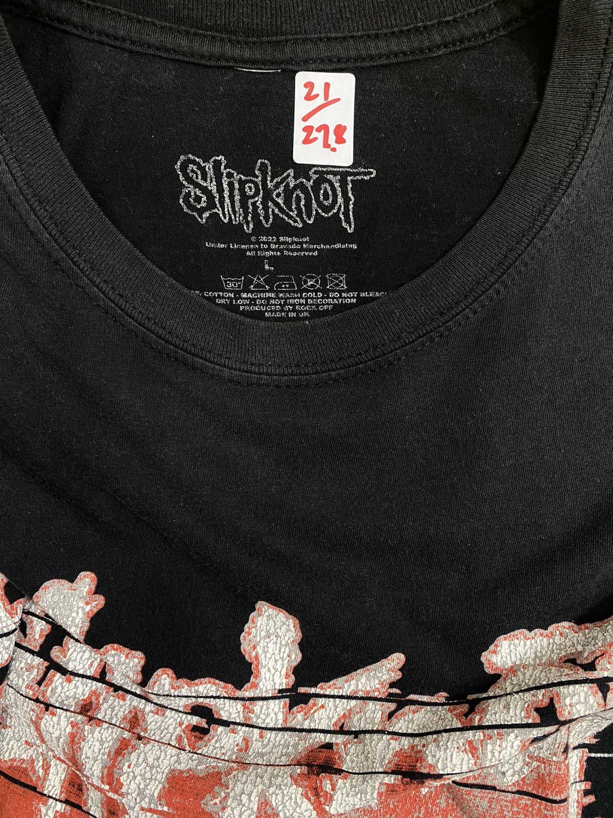 Band Tees 💥SLIPKNOT The Chapeltown Rag nu metal band heavy tee shirt Size US L / EU 52-54 / 3 - 3 Thumbnail