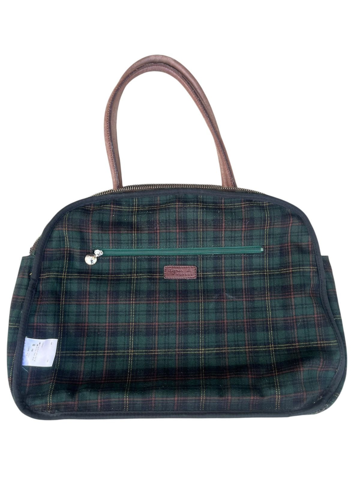 agnes b. Vintage Agnes B. Faded Patina Cow Leather Cargo Bag Size ONE SIZE - 15 Thumbnail