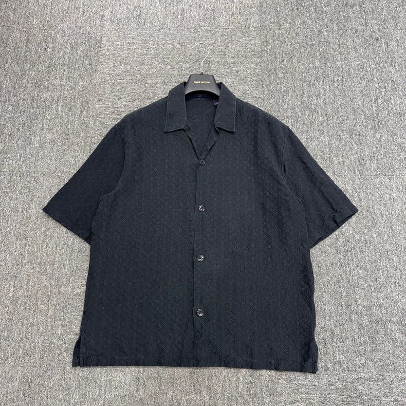 Louis Vuitton Louis Vuitton Monogram Silk Short Sleeve Shirt-yf Size US L / EU 52-54 / 3 - 1 Thumbnail