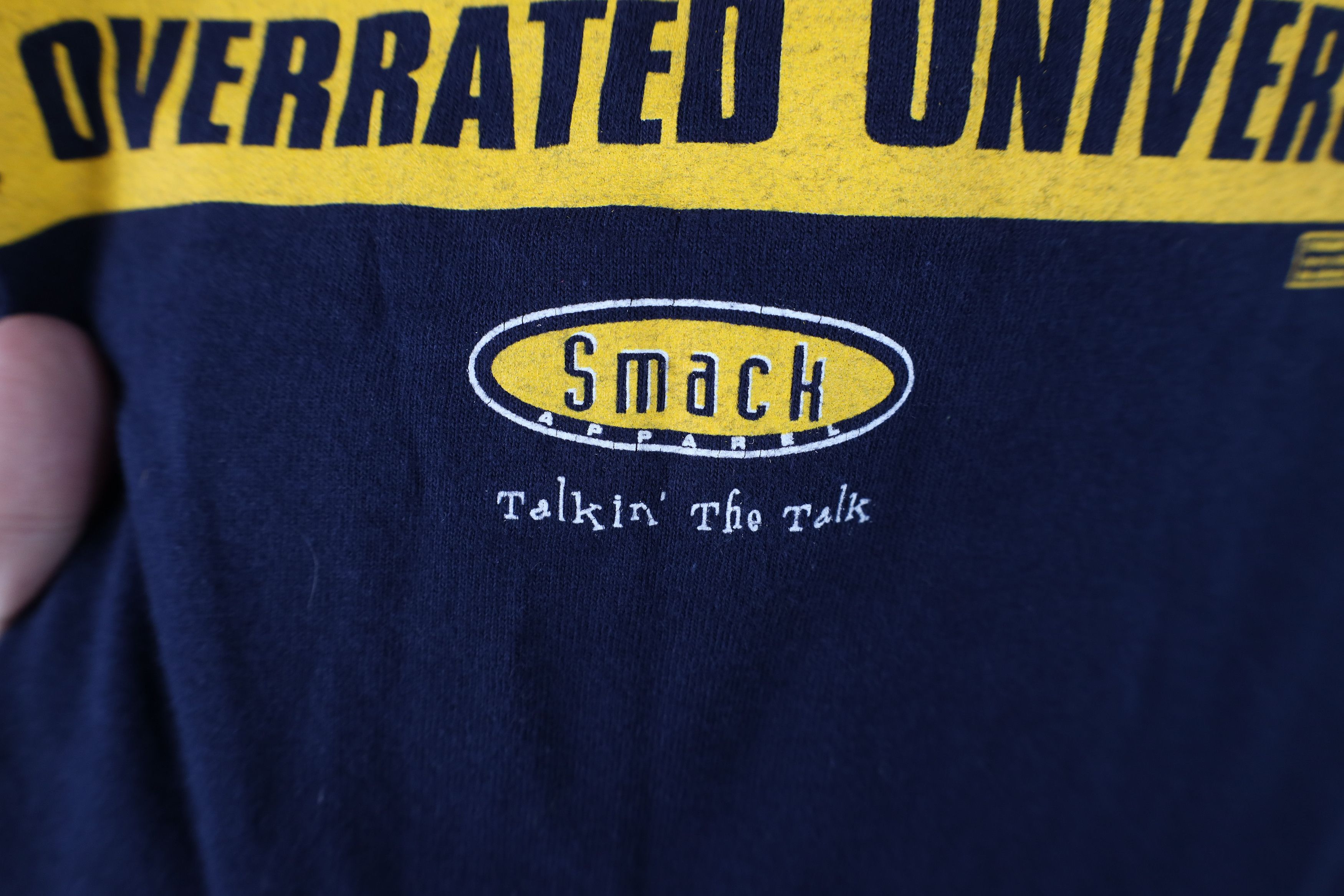 Vintage Vintage Looking Down University of Michigan Football T-Shirt Size US M / EU 48-50 / 2 - 11 Thumbnail