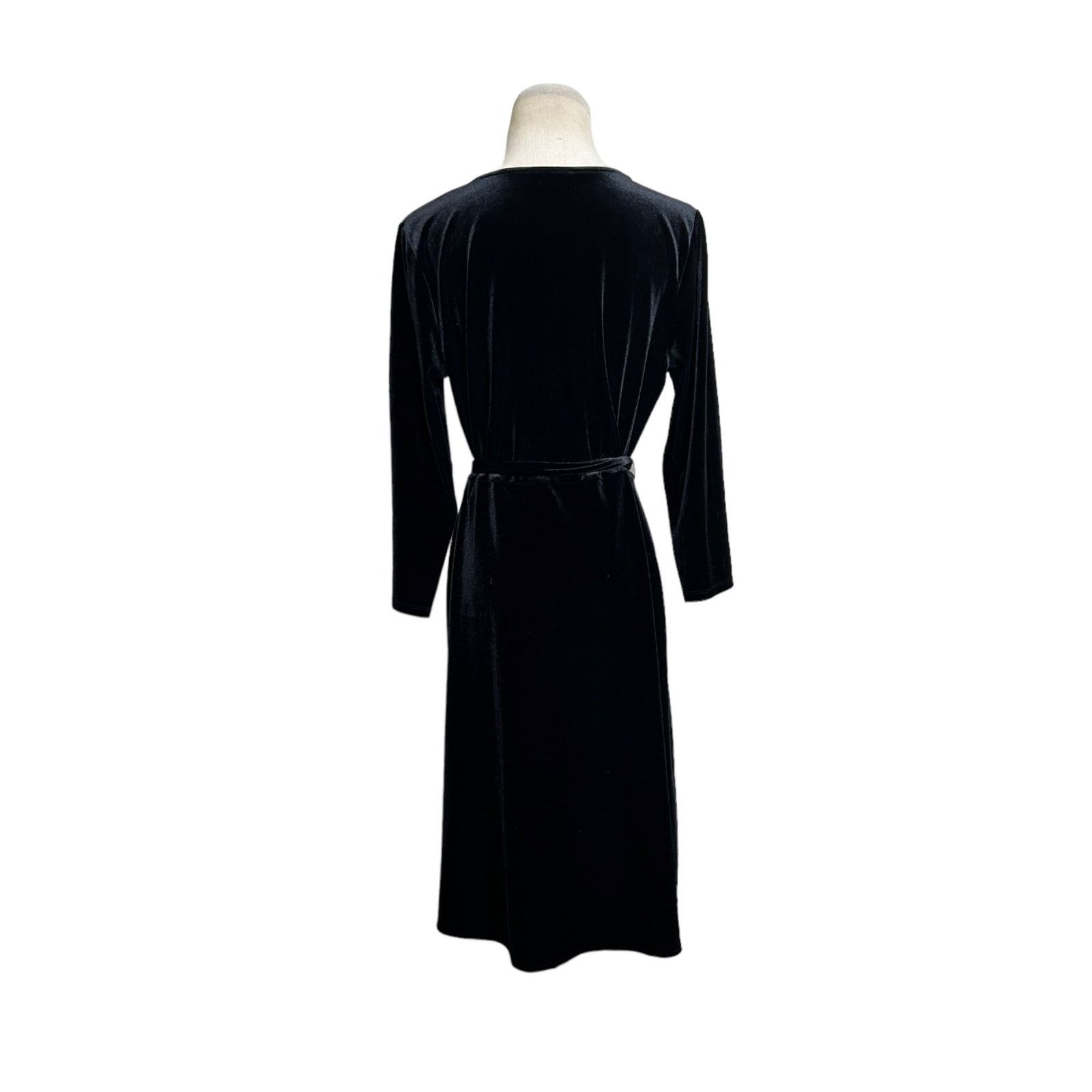 J. Jill J.JILL Velvet Wrap-style Tassel Tie Belt Dress size Small Size S / US 4 / IT 40 - 10 Thumbnail