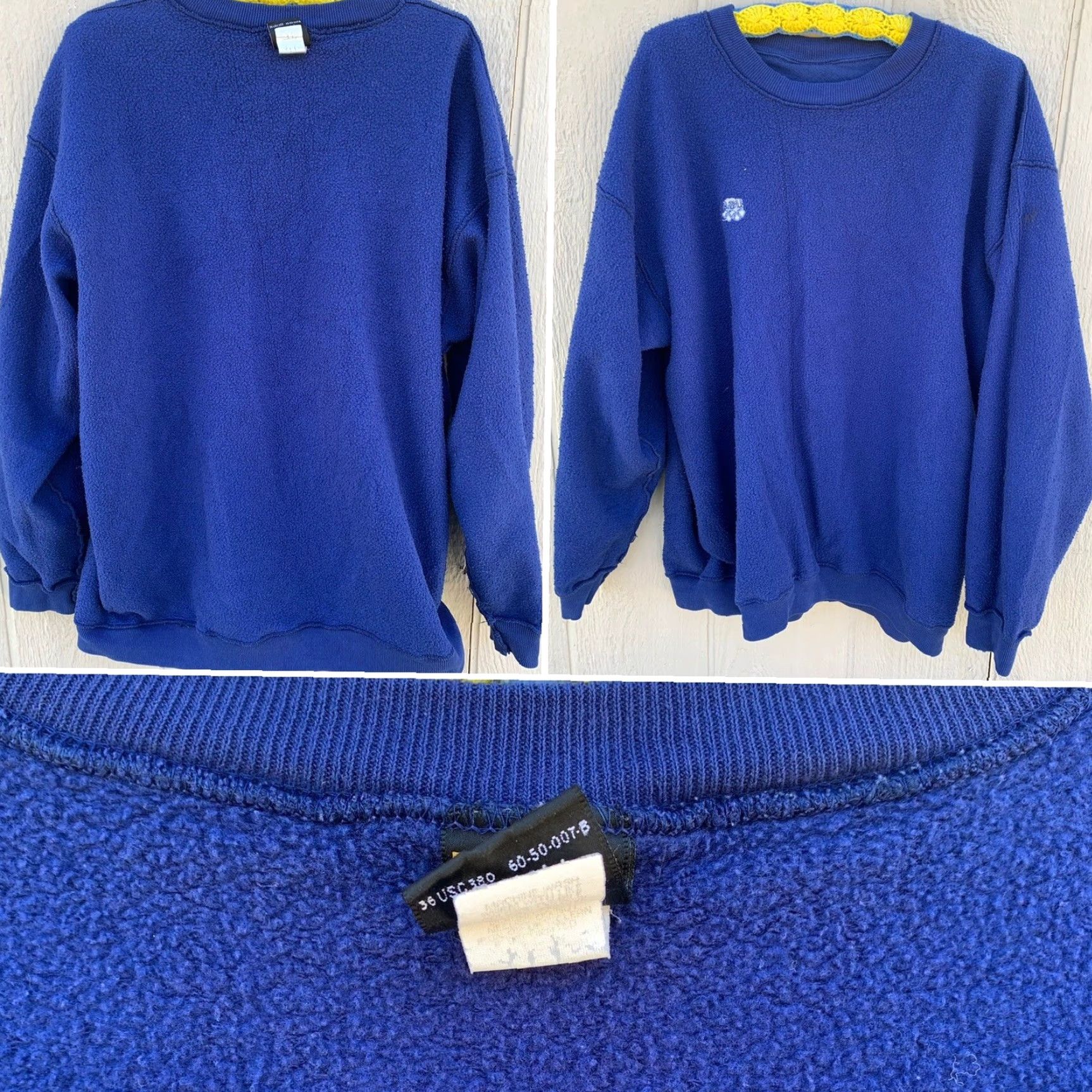 JCPenney VINTAGE USA Olympics Sweatshirt Pullover JCPenney Exclusive Size XL Blue Cotton Blend Embroidered Logo Men Sweatshirt 80s 90s Retro Sports USA Olympic Size US XL / EU 56 / 4 - 6 Thumbnail