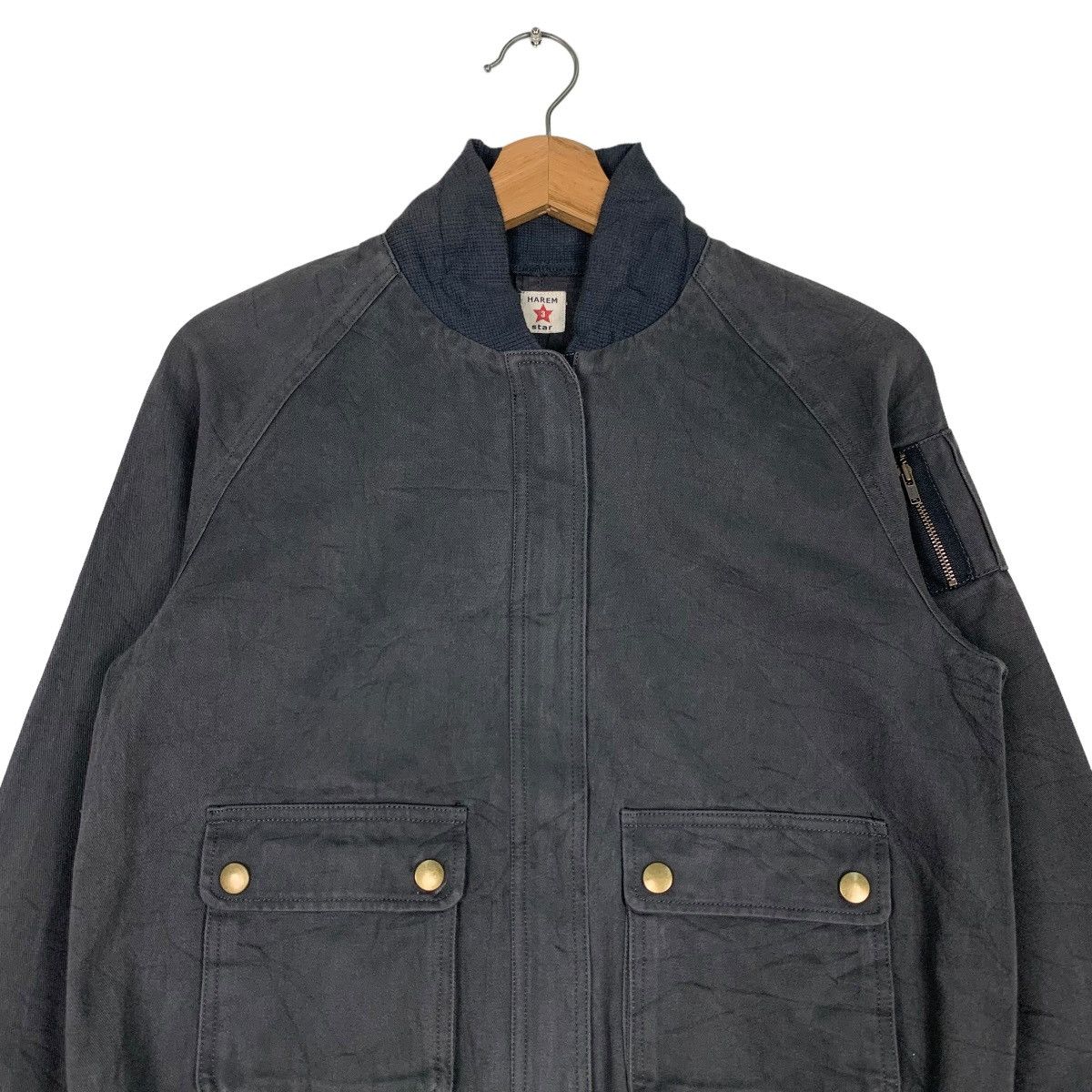 Japanese Brand HAREM STAR Work Jacket #0416-C19 Size US M / EU 48-50 / 2 - 2 Thumbnail