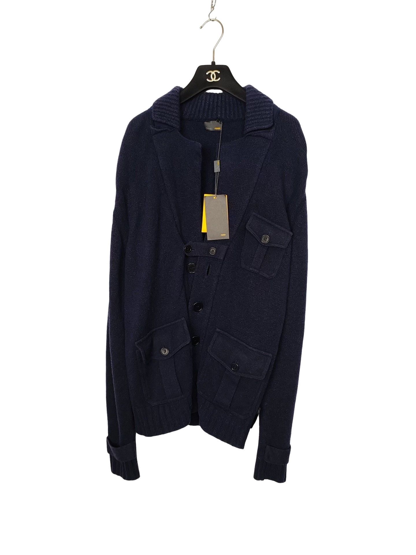 Fendi Fendi Wool Blend Knit Jacket Size S Size US S / EU 44-46 / 1 - 1 Thumbnail
