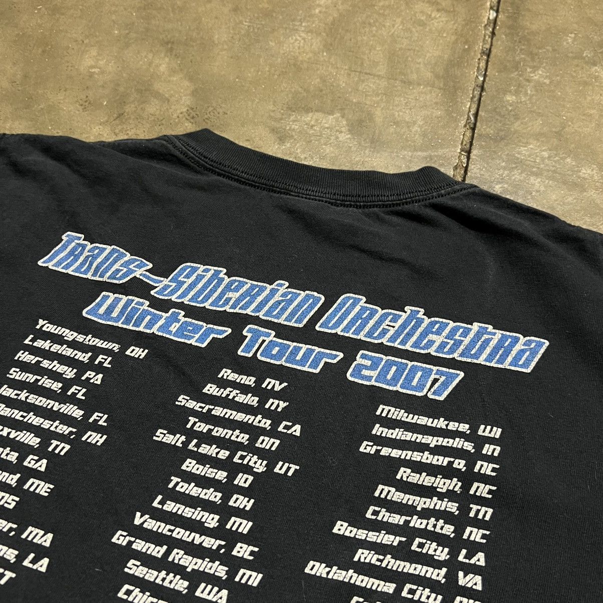 Band Tees Vintage Trans Siberian Orchestra Band Tee Winter Tour 2007 Size US XL / EU 56 / 4 - 8 Thumbnail