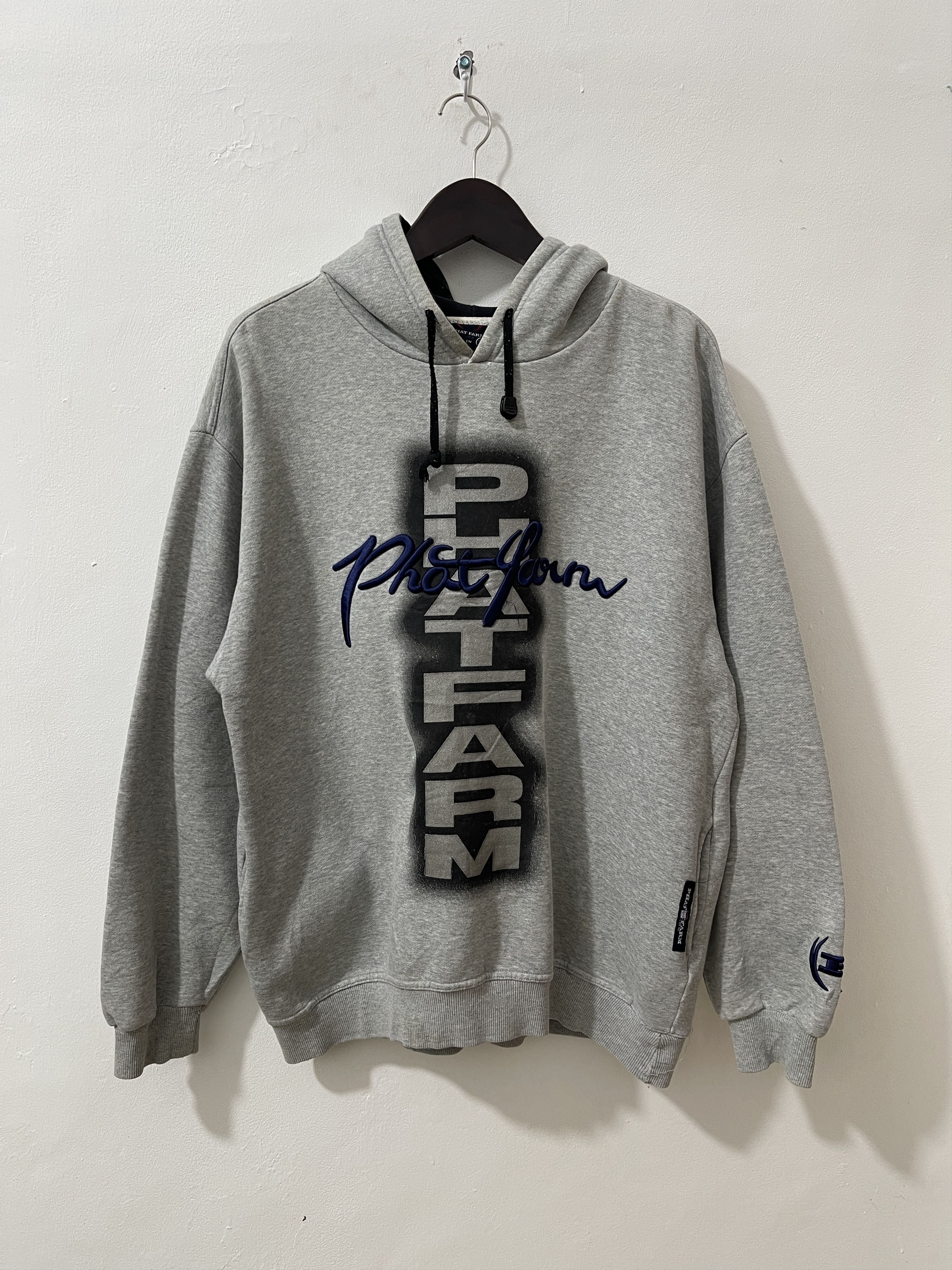Phat Farm Vintage Phat Farm Y2k Hiphop Grafitti Pullover Hoodie Size US XL / EU 56 / 4 - 1 Thumbnail