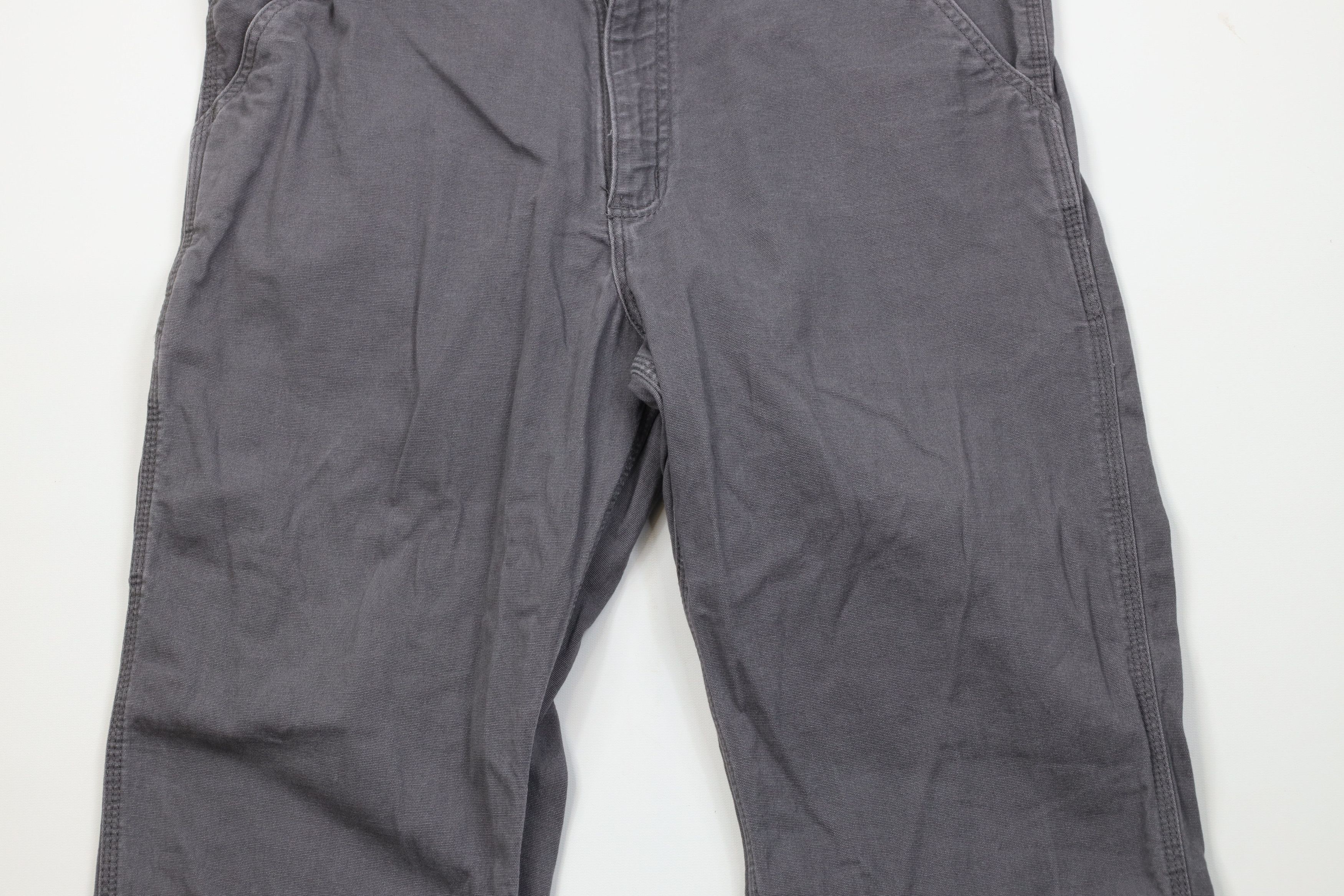 Carhartt Vintage Carhartt Relaxed Fit Canvas Wide Leg Dungaree Pants Size US 36 / EU 52 - 3 Thumbnail