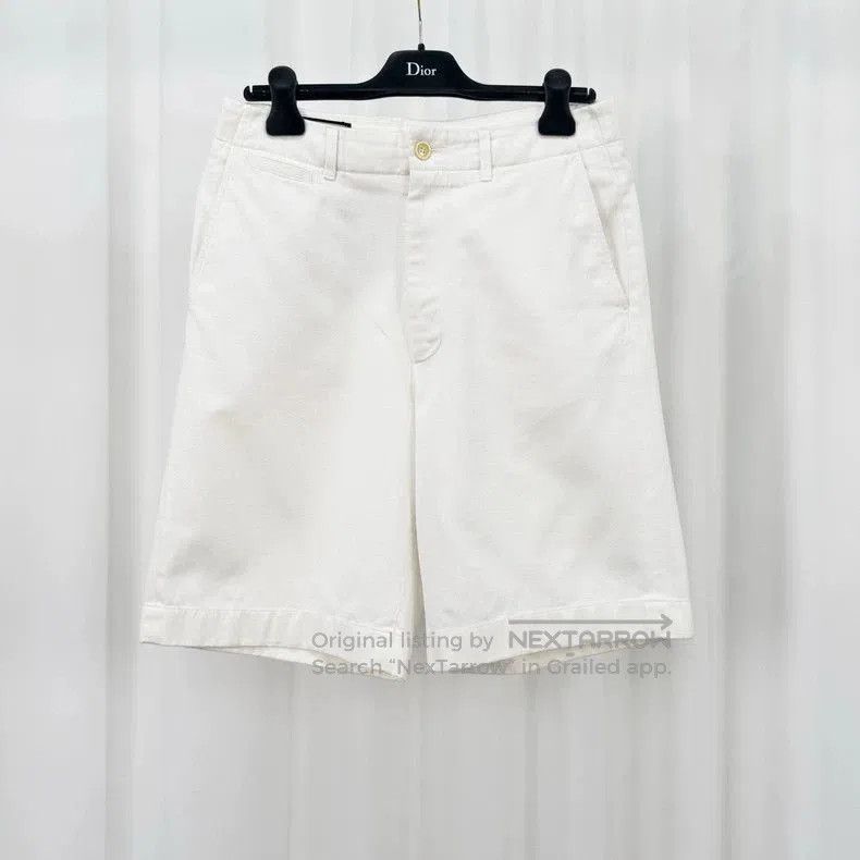 Gucci Gucci Embroidered Double G Denim Shorts. Size US 30 / EU 46 - 1 Thumbnail