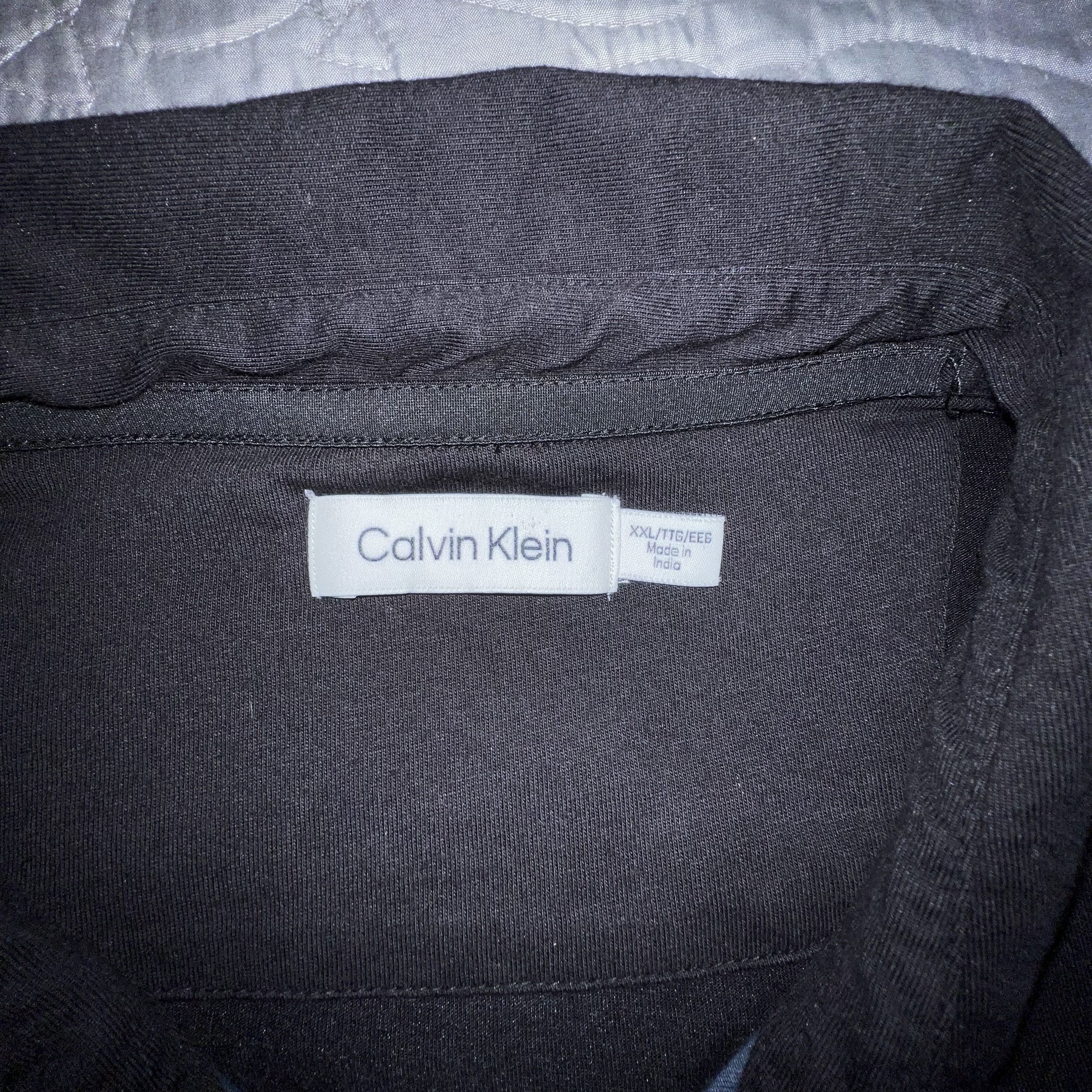 Calvin Klein Calvin Klein Blue/Black Colorblock Short Sleeve Polo - XXL Size US XXL / EU 58 / 5 - 7 Thumbnail