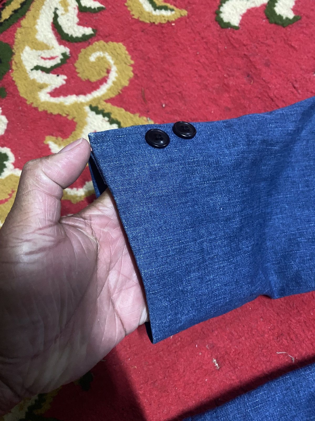 Blue Blue Japan Blue Blue Japan Indigo Blazer - Made in Japan - Seilin & Co. Size 42R - 3 Thumbnail