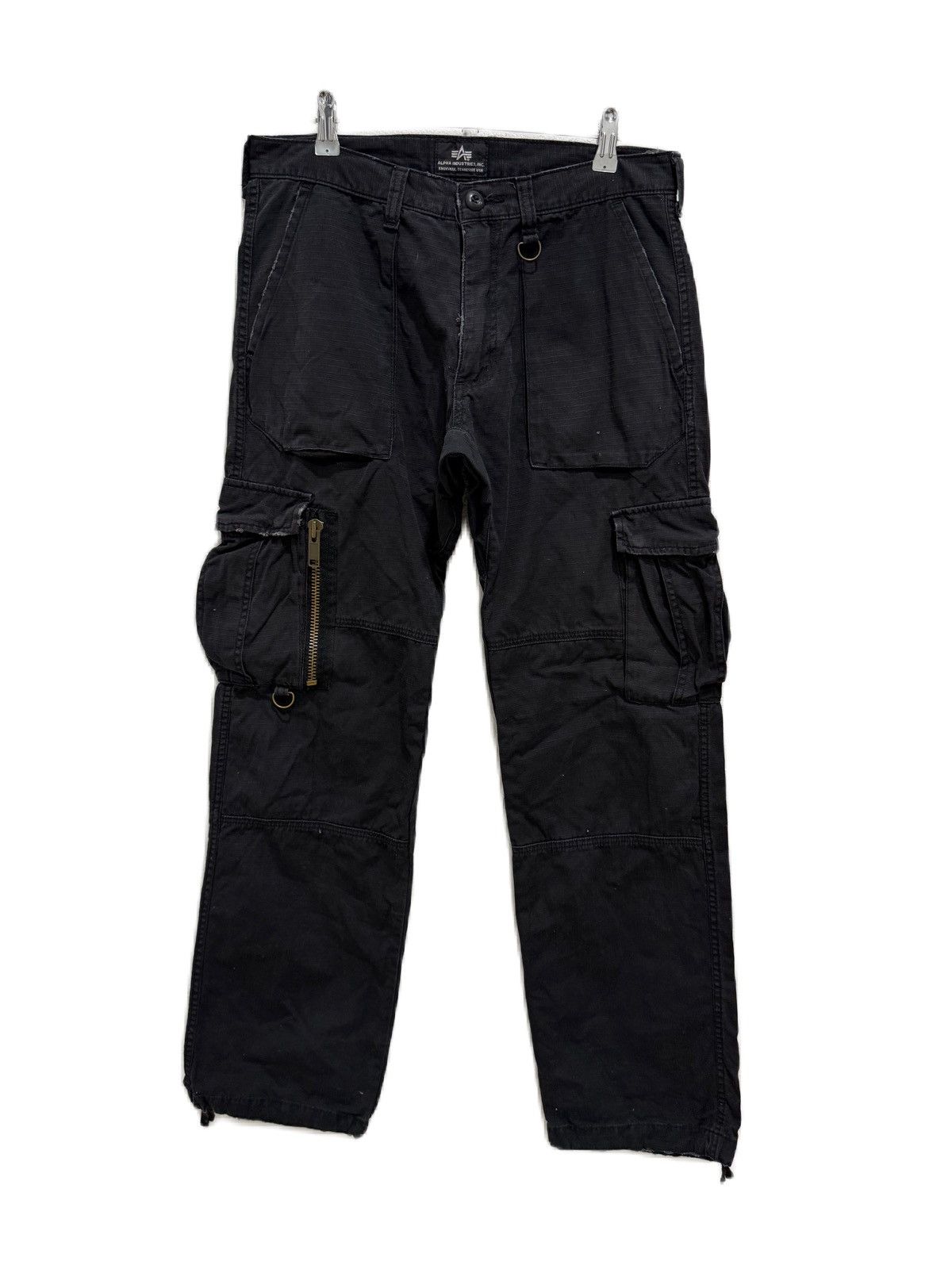 Alpha Industries Cargo Pants Tactical Style Multi Pocket