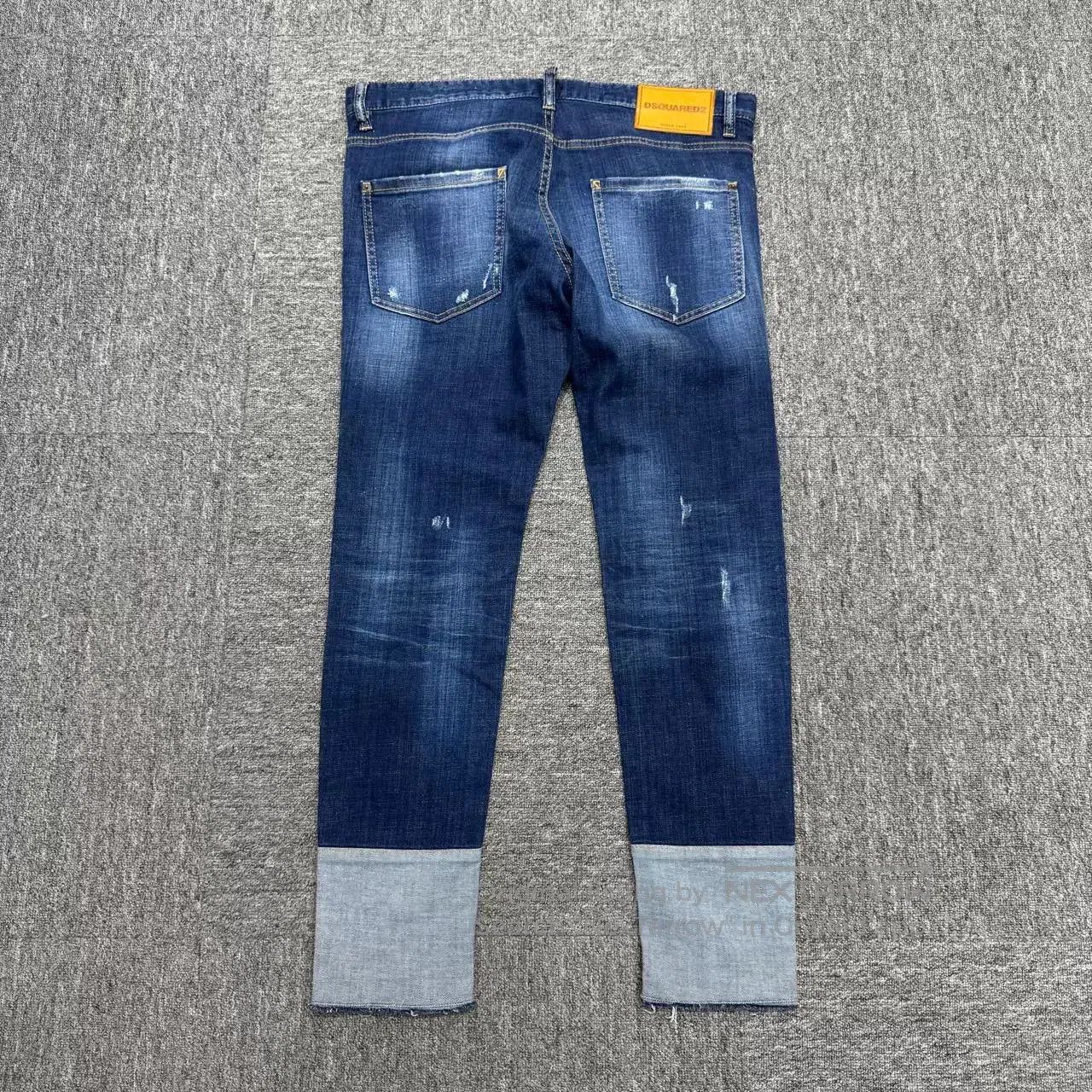 Dsquared2 DSQUARED2 Cuffed Distressed Jeans. Size US 31 - 5 Thumbnail