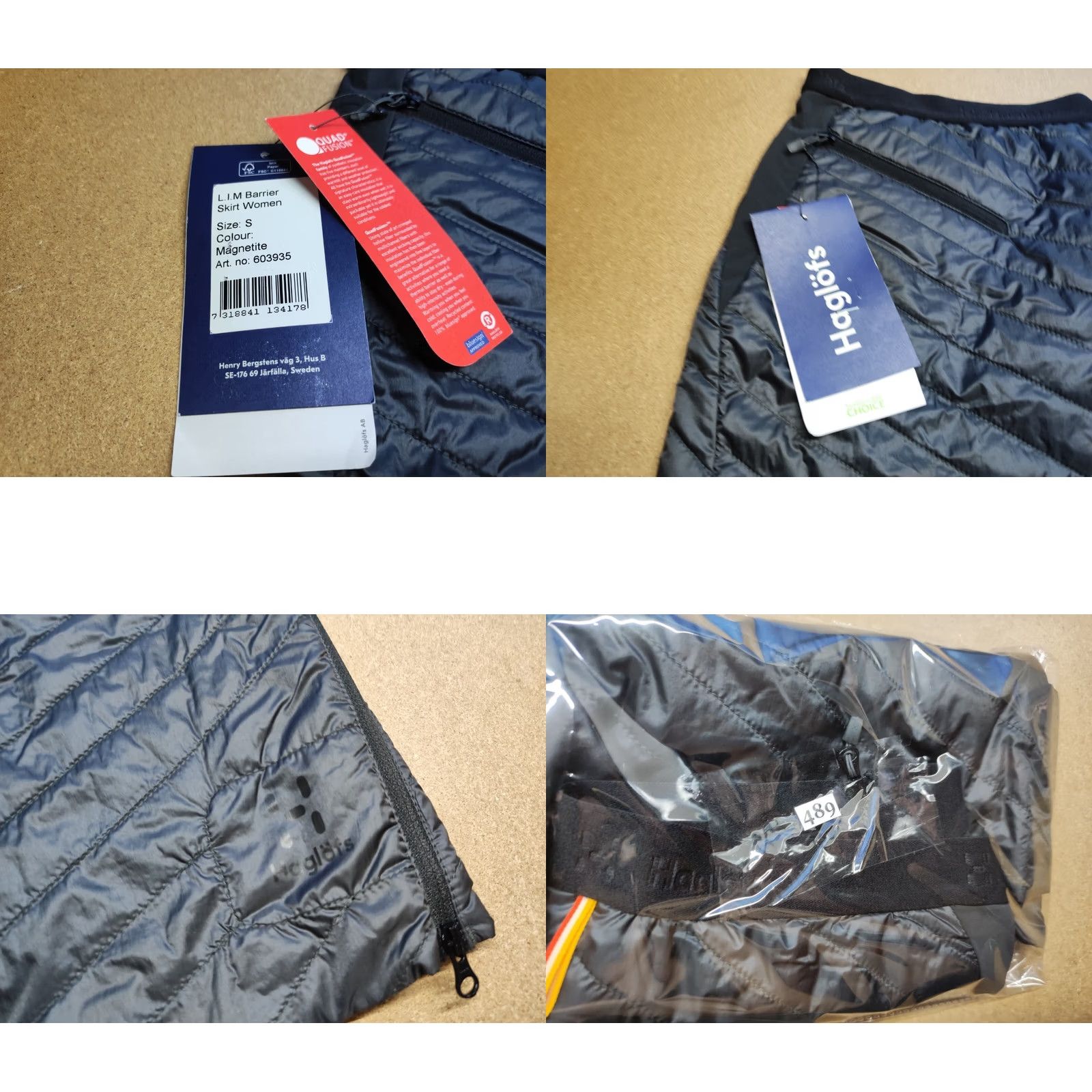 Vintage Haglöfs L.I.M Barrier Skirt Women S Lightweight Primaloft Size Zip Gray Athletic Outdoor Travel & Places 90s (Women) Size 28" / US 6 / IT 42 - 8 Thumbnail