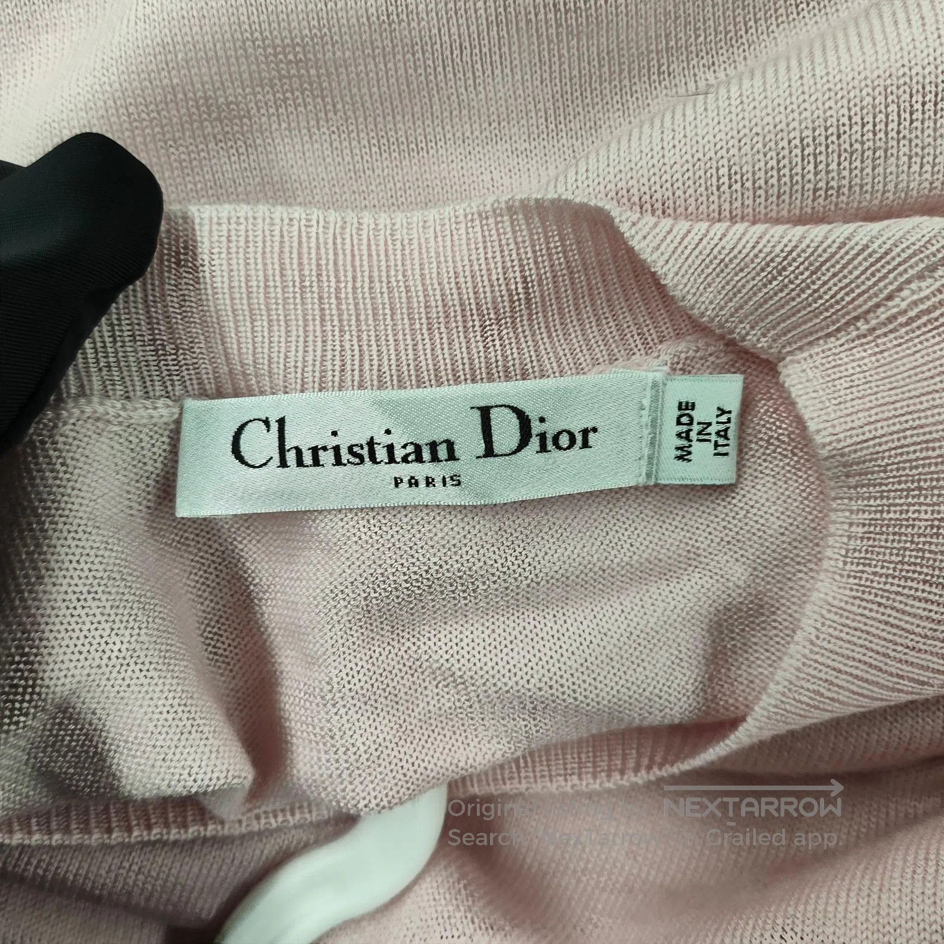 Dior Dior Pink Shield Logo Knit Crewneck Sweater. Size S / US 4 / IT 40 - 9 Thumbnail