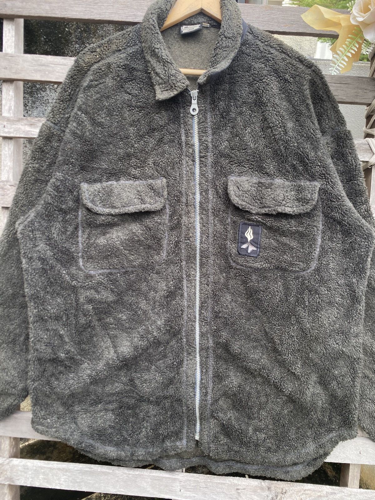 Quiksilver Vintage Quiksilver Sherpa Double Pocket Jacket Size US L / EU 52-54 / 3 - 4 Thumbnail