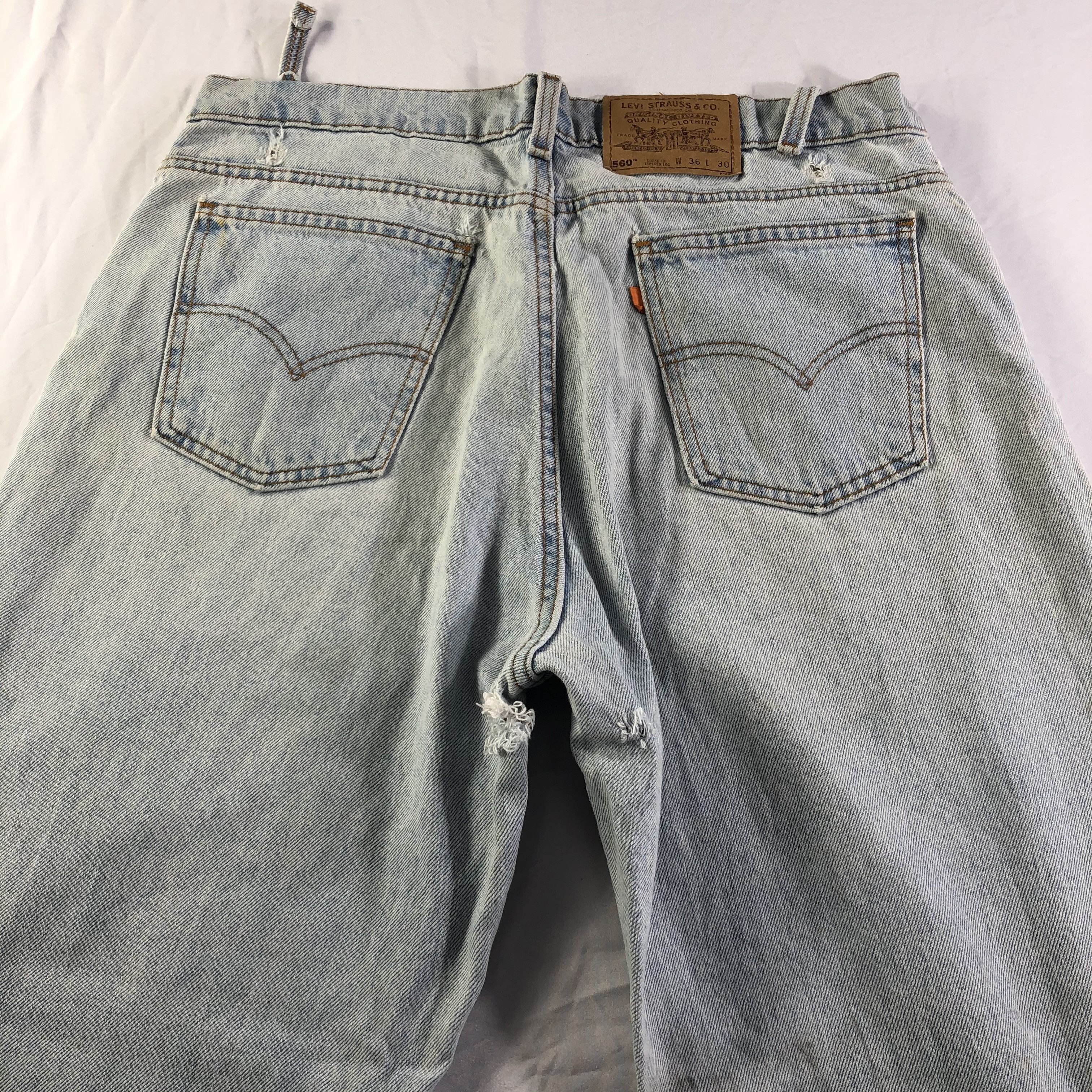 Levi's × Vintage Vintage 90s Levis 560 Jeans-JM3379 Size US 36 / EU 52 - 4 Thumbnail