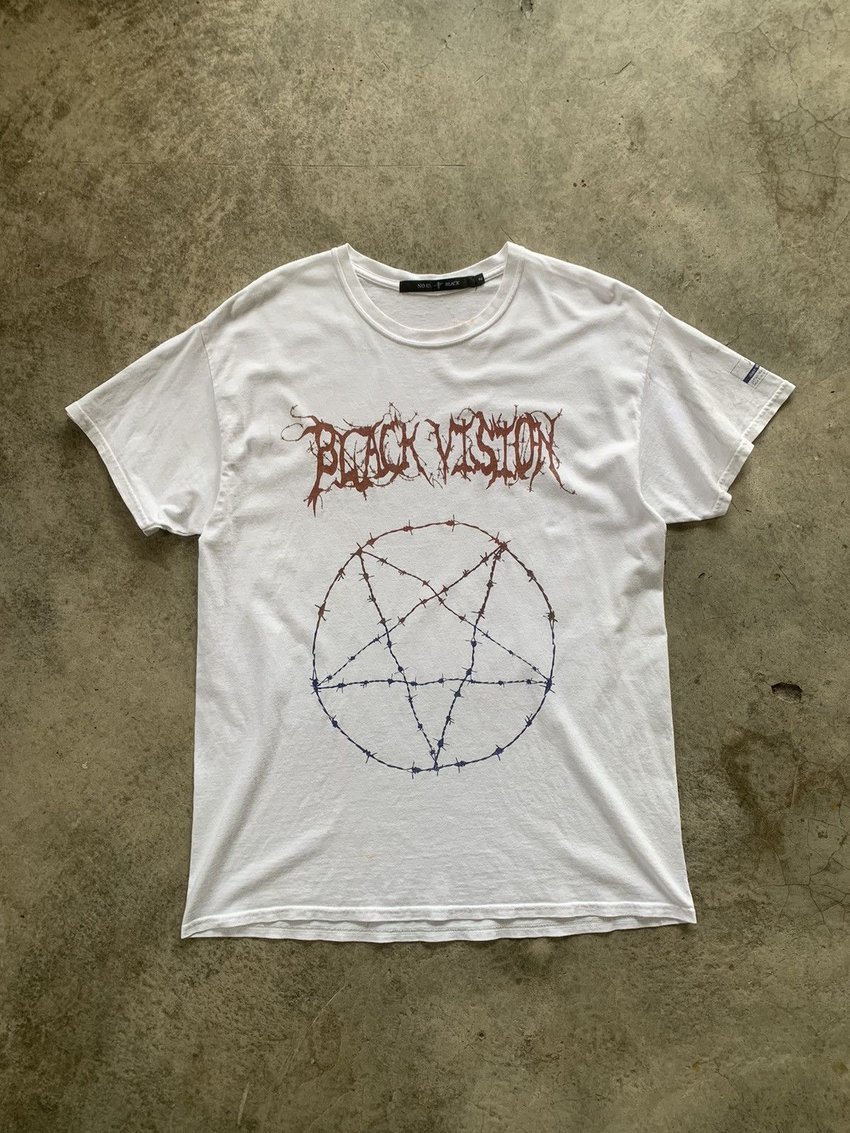 Japanese Brand × NO ID NO ID. Black Vision Pentagram Graphic Shirt Size US L / EU 52-54 / 3 - 1 Thumbnail