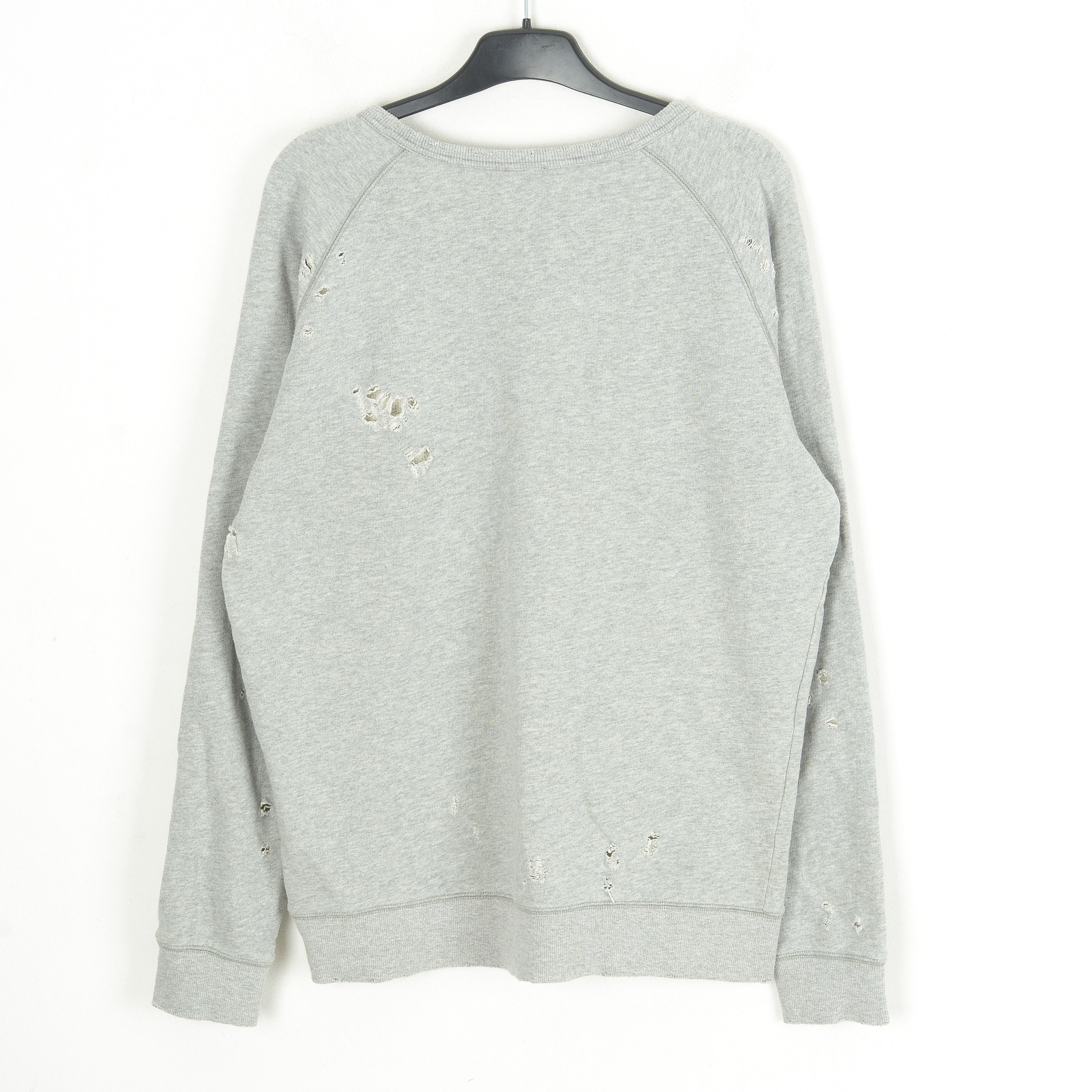 Earnest Sewn Ross Ripped Sweatshirt Men Jumper Pullover Sweater Torn Top Size US M / EU 48-50 / 2 - 4 Thumbnail
