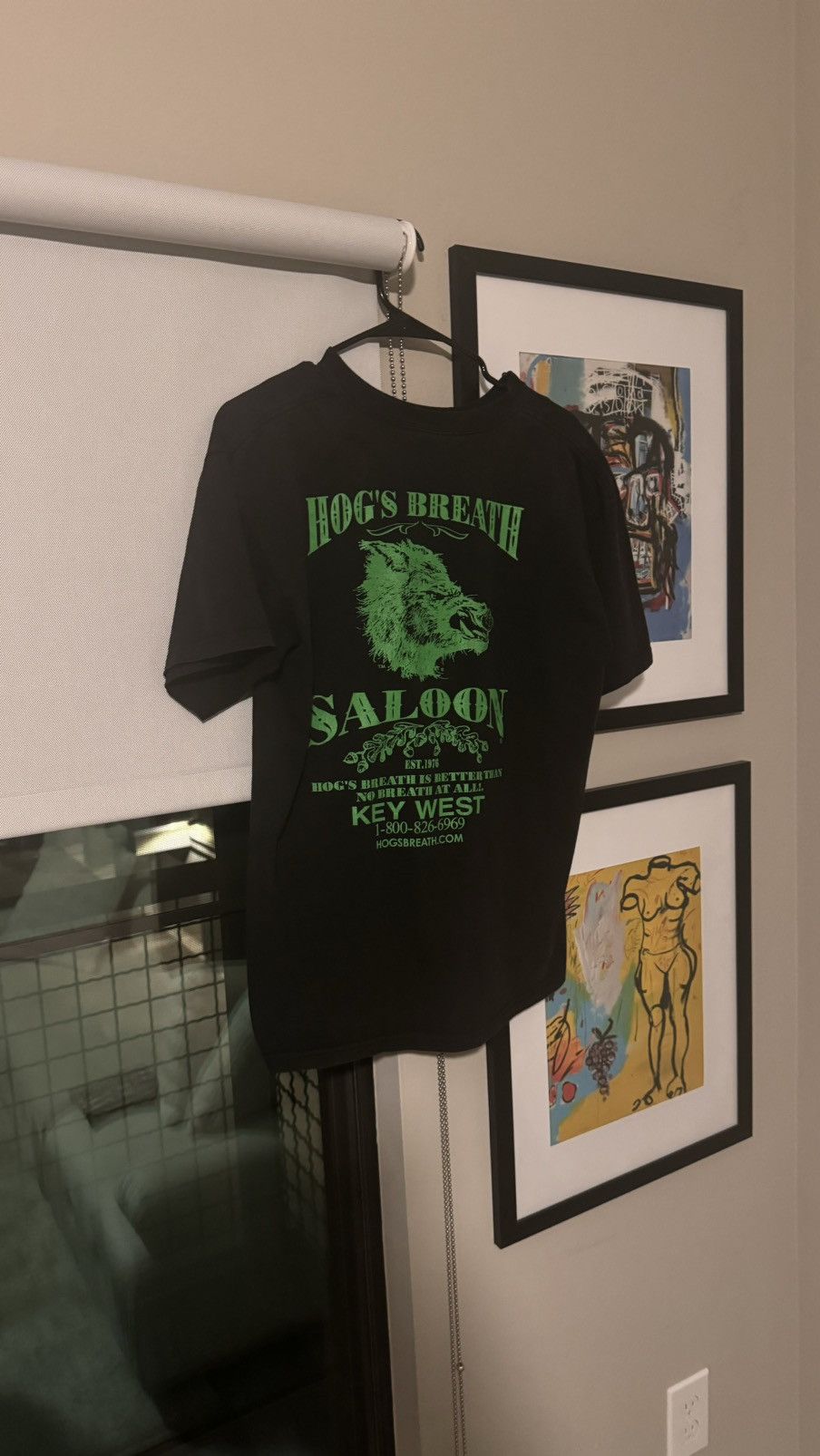 Anvil Hogs Breath Saloon Tee Shirt Size US L / EU 52-54 / 3 - 3 Thumbnail