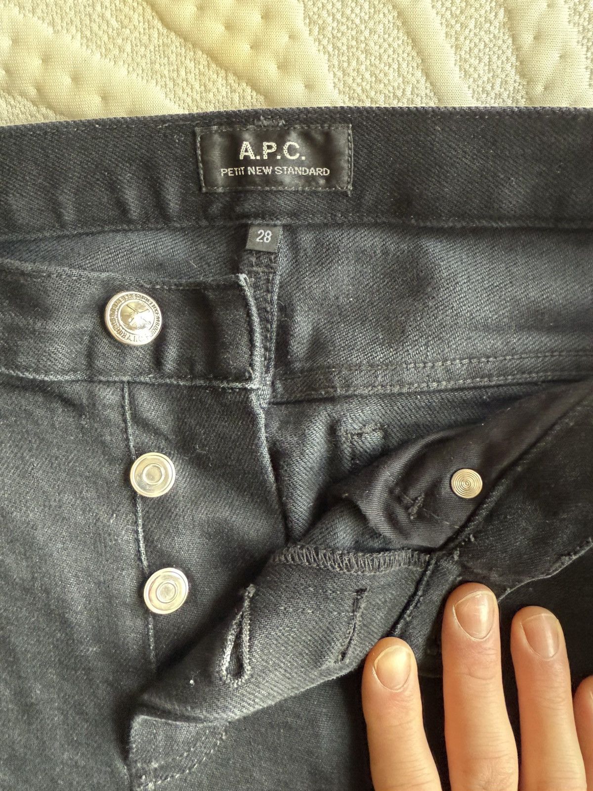 A.P.C. A.P.C. Petite New Standard Black Denim Size US 28 / EU 44 - 1 Thumbnail