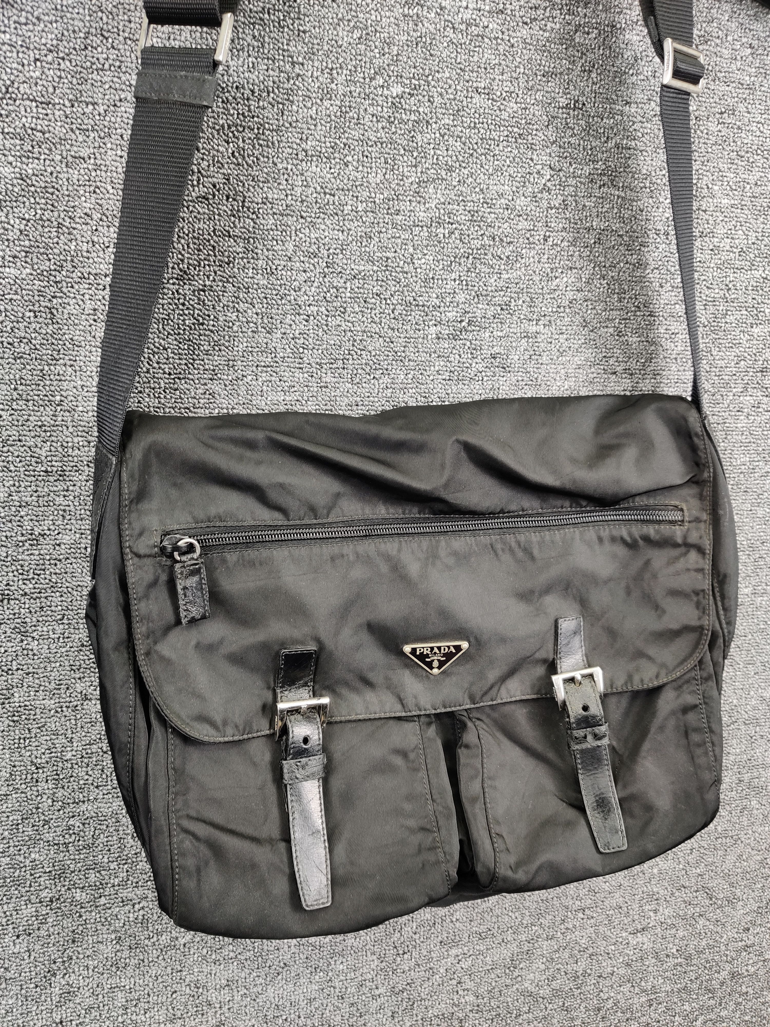 Prada Prada Milano Cross Body Nylon Bag Size ONE SIZE - 4 Thumbnail