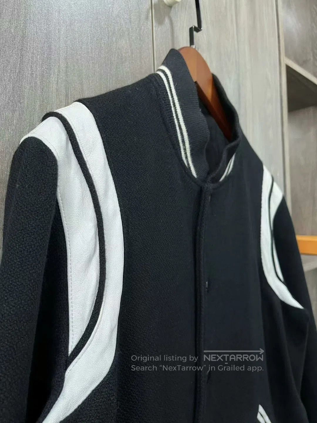 Saint Laurent Paris saint laurent black and white baseball jacket. Size US L / EU 52-54 / 3 - 2 Thumbnail