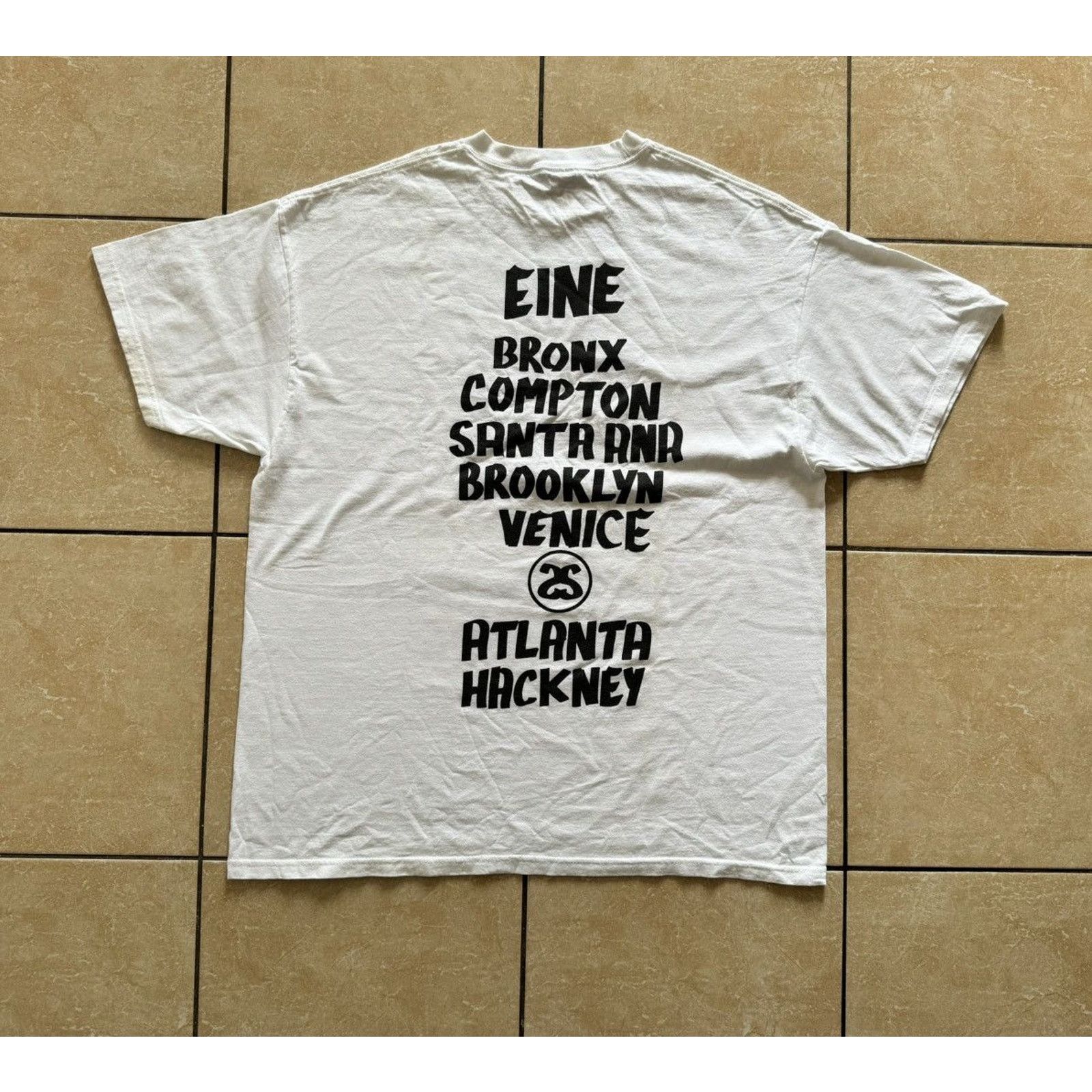 Stussy Vintage Stussy World tour Boxy t-shirt Size US XL / EU 56 / 4 - 6 Thumbnail
