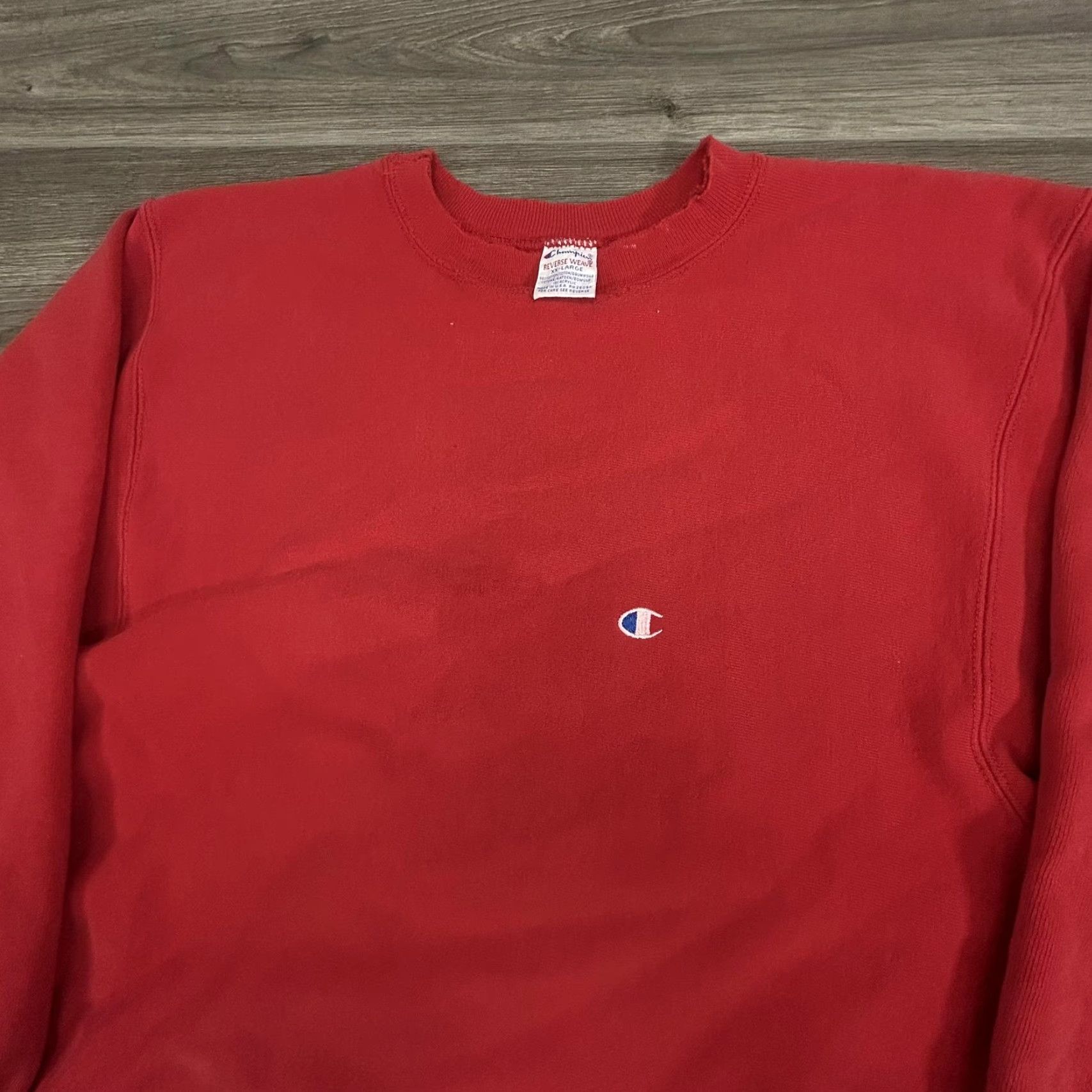Champion VINTAGE Champion Sweatshirt Mens 2XL Red Reverse Weave Crewneck Made in USA Size US XXL / EU 58 / 5 - 5 Thumbnail