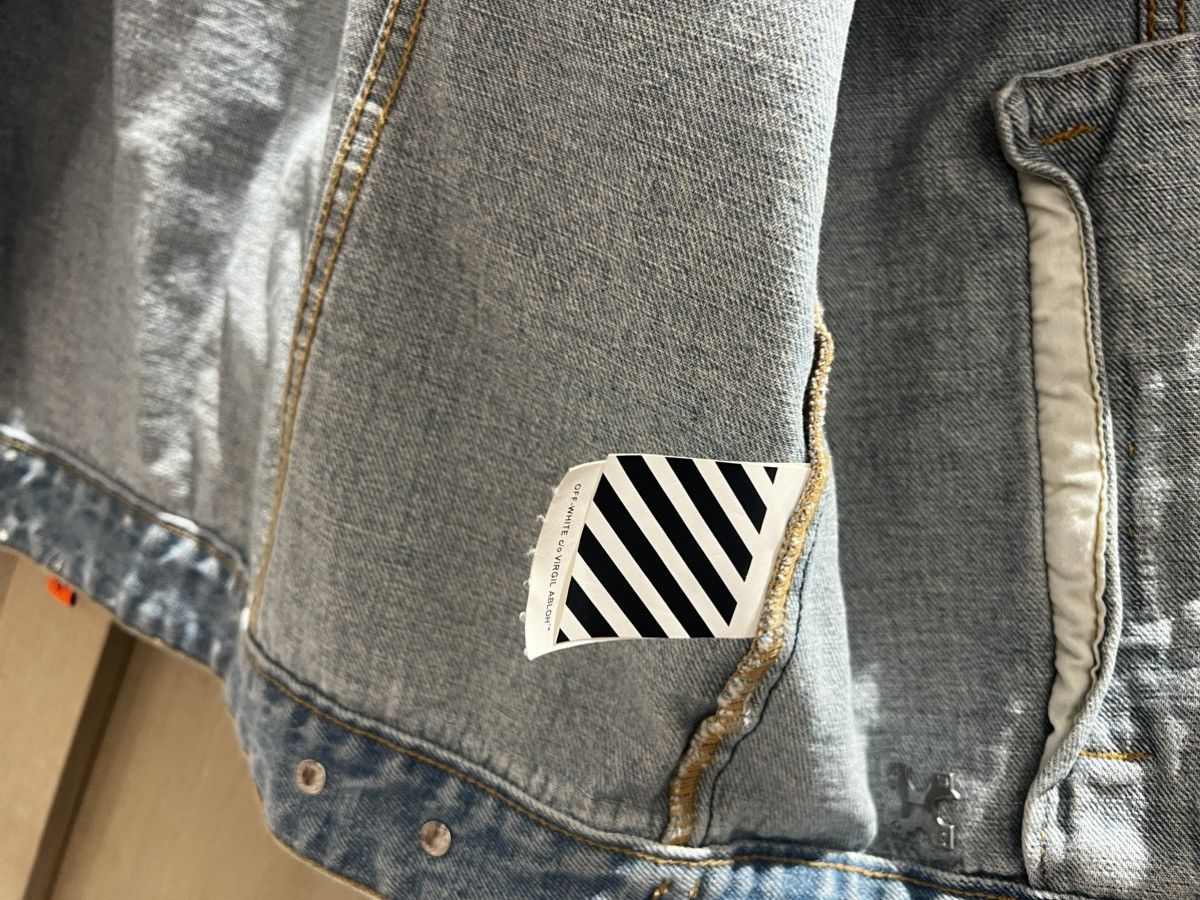Off-White Off-White Graffiti Denim Jacket Size S / US 4 / IT 40 - 5 Thumbnail