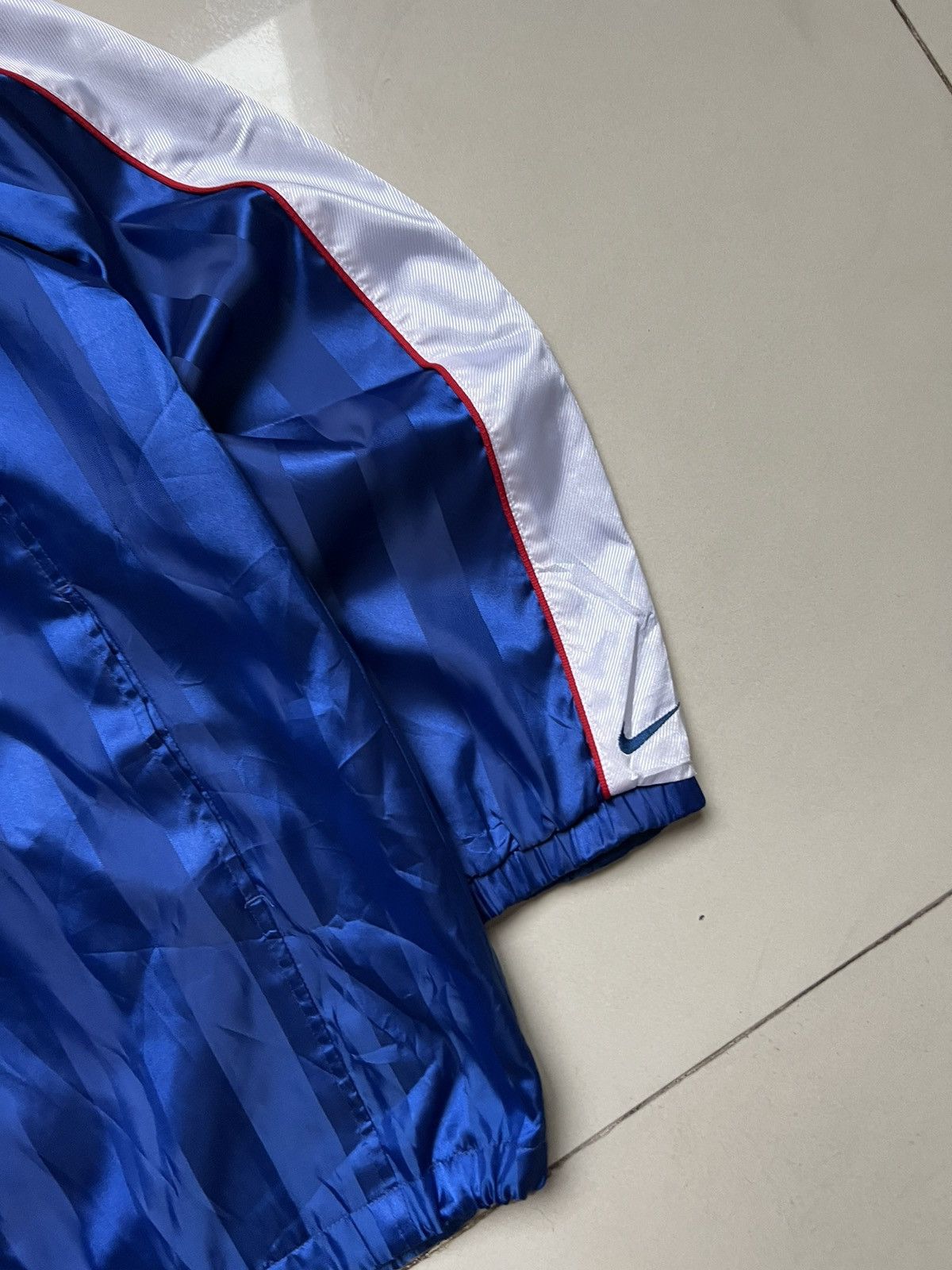 Nike × Vintage 90’s NIKE RARE Y2K MULTI SWOOSH TRACK JACKET Size US M / EU 48-50 / 2 - 2 Thumbnail