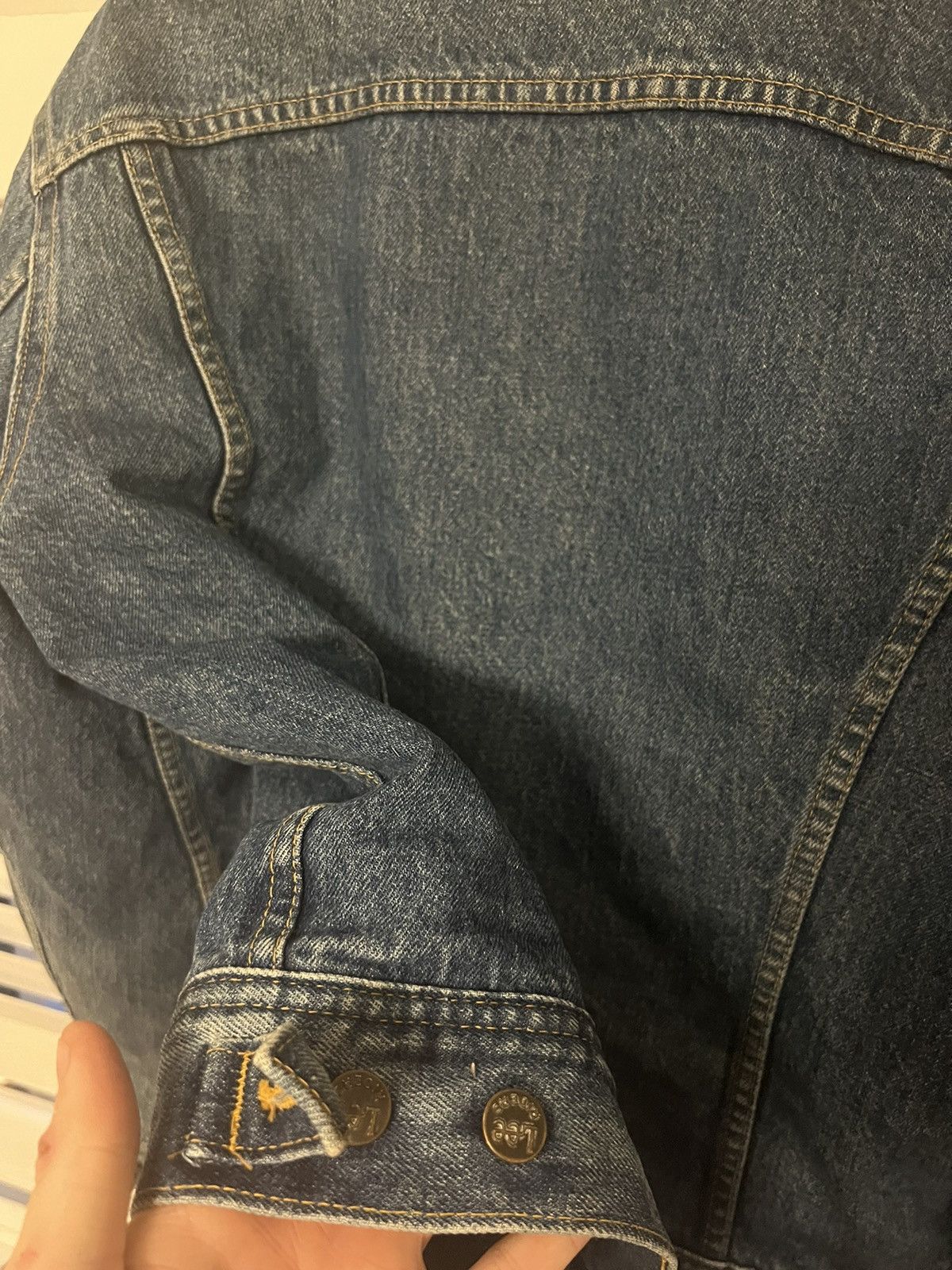 Carhartt × Lee 80s LEE Storm rider denim work jacket Size US L / EU 52-54 / 3 - 8 Thumbnail