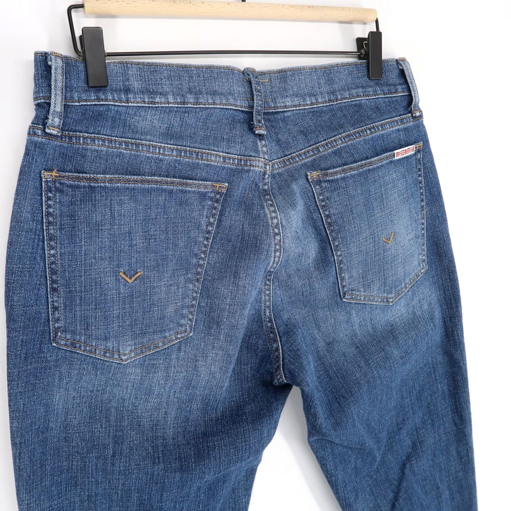 Hudson Hudson Jeans Mens 32 Blue Skinny Stretch Five Pocket Zip Fly Jeans Size US 32 / EU 48 - 4 Thumbnail