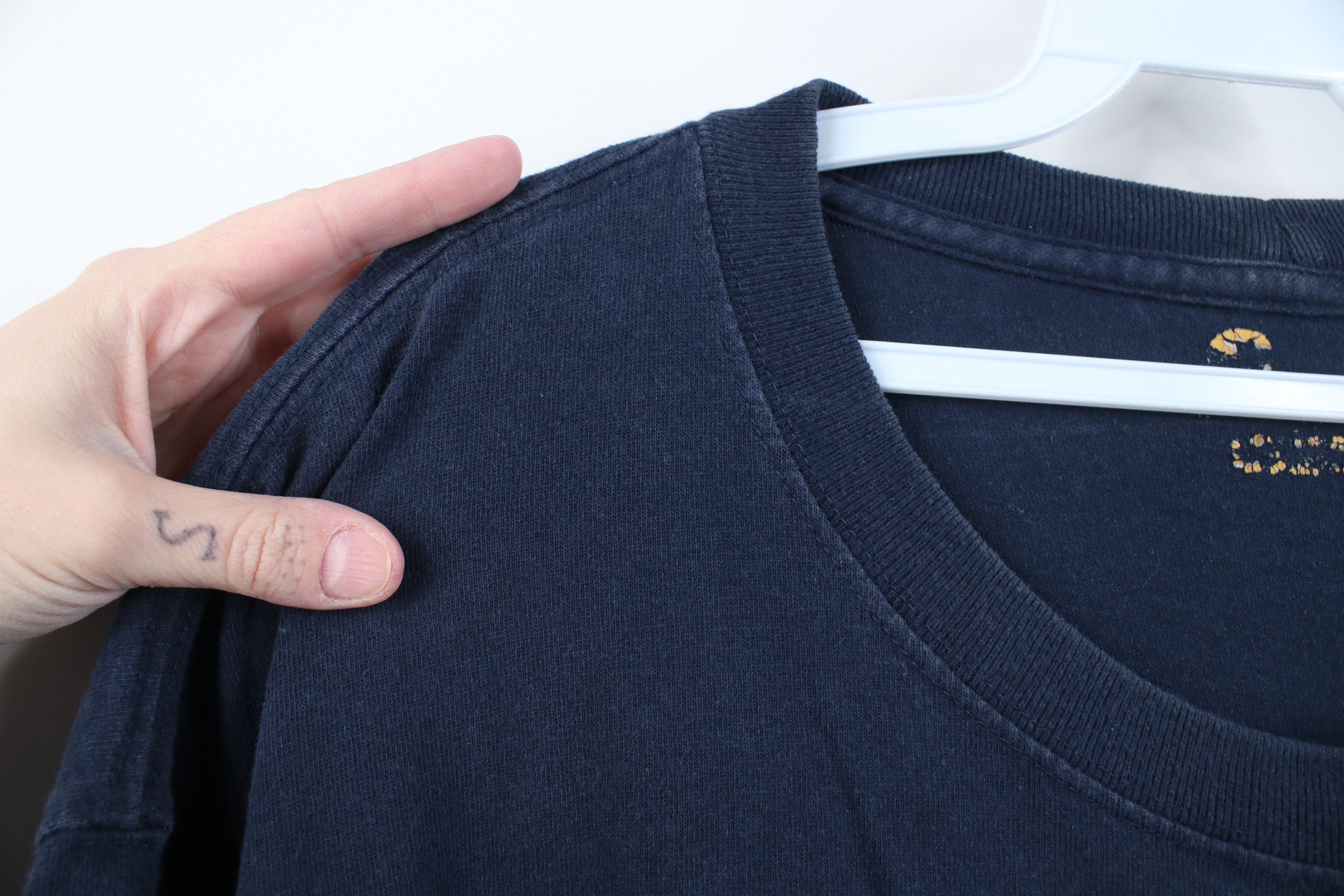 Carhartt Vintage Y2K Carhartt Heavy Pocket T-Shirt Navy Blue Cotton Size US XXL / EU 58 / 5 - 9 Thumbnail