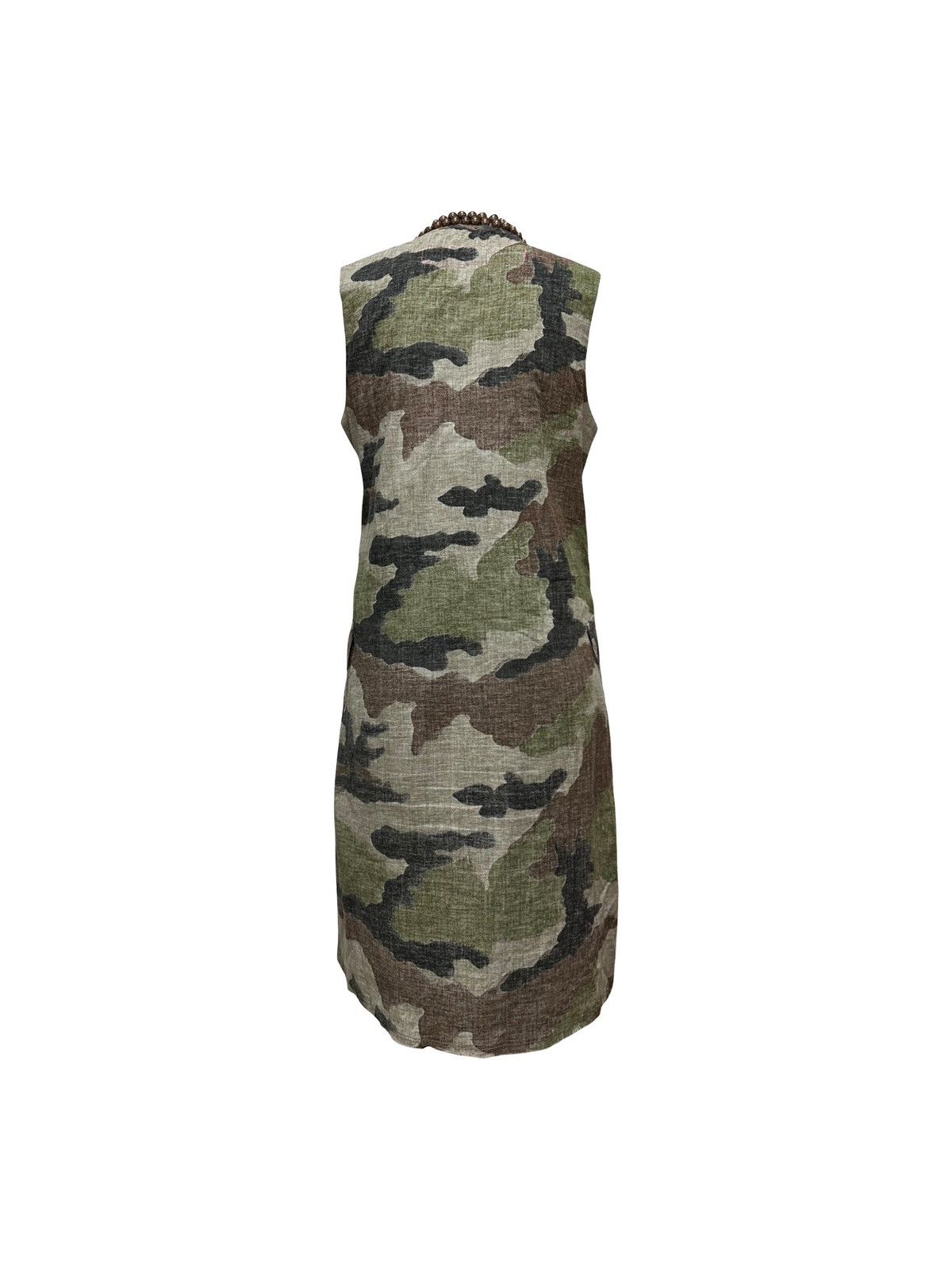 Junya Watanabe JUNYA WATANABE MAN Pearl Embellished Camouflage Midi Dress Size M / US 6-8 / IT 42-44 - 2 Thumbnail