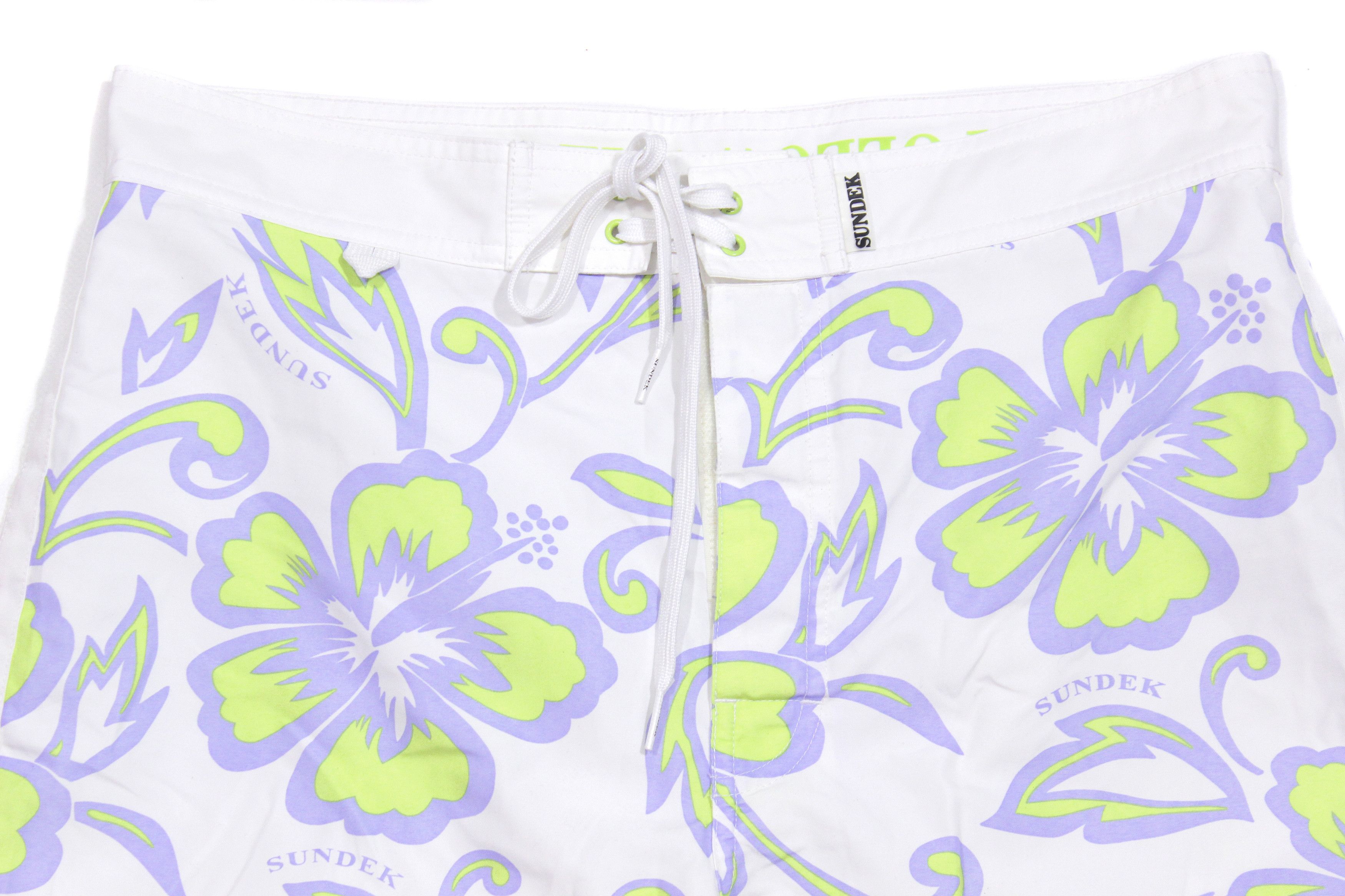 Sundek Surf Flowers Shorts Size US 33 - 3 Thumbnail