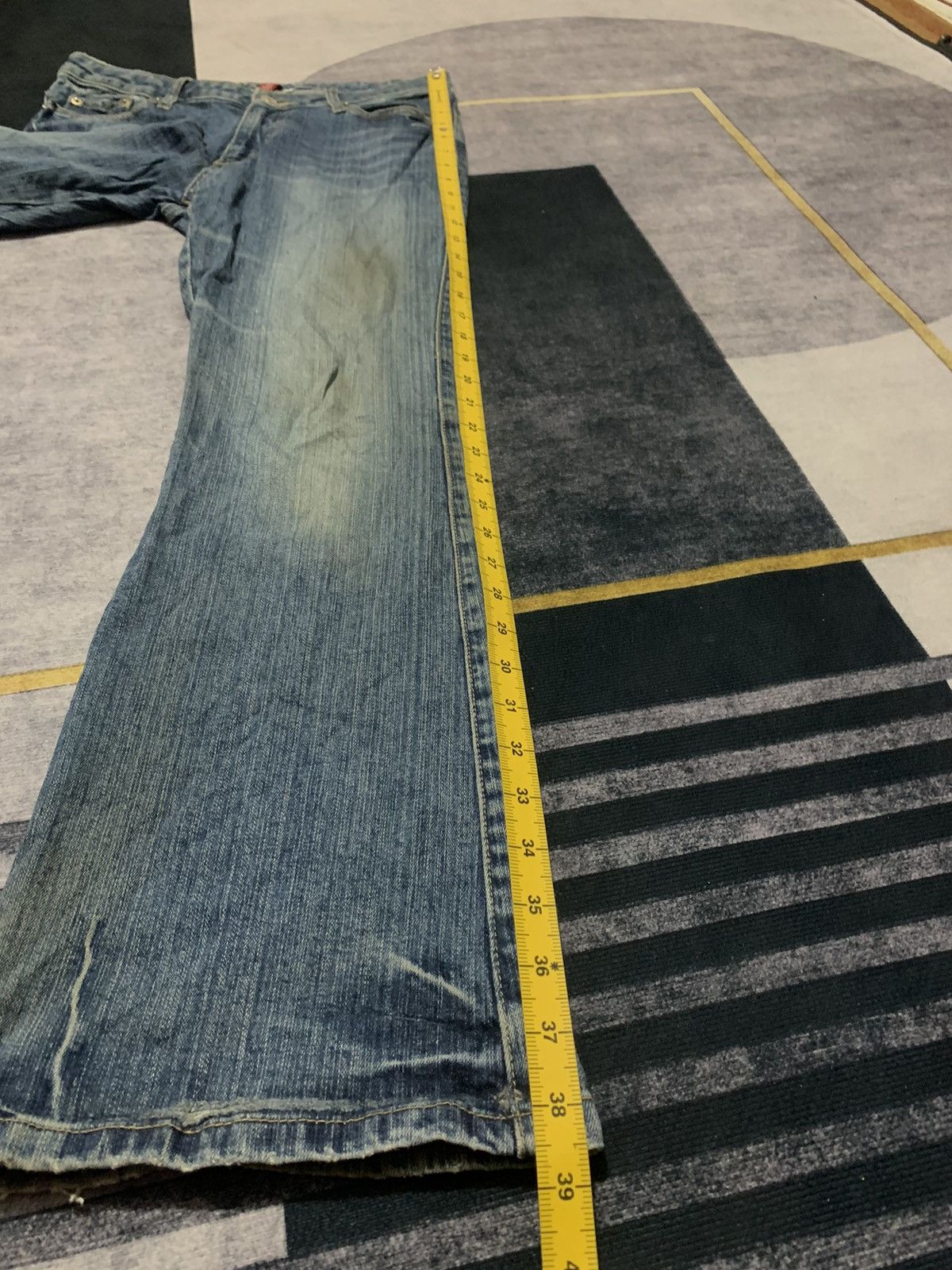 Hysteric Glamour TINSTER BOOT CUT DENIM PANTS Size US 30 / EU 46 - 16 Thumbnail