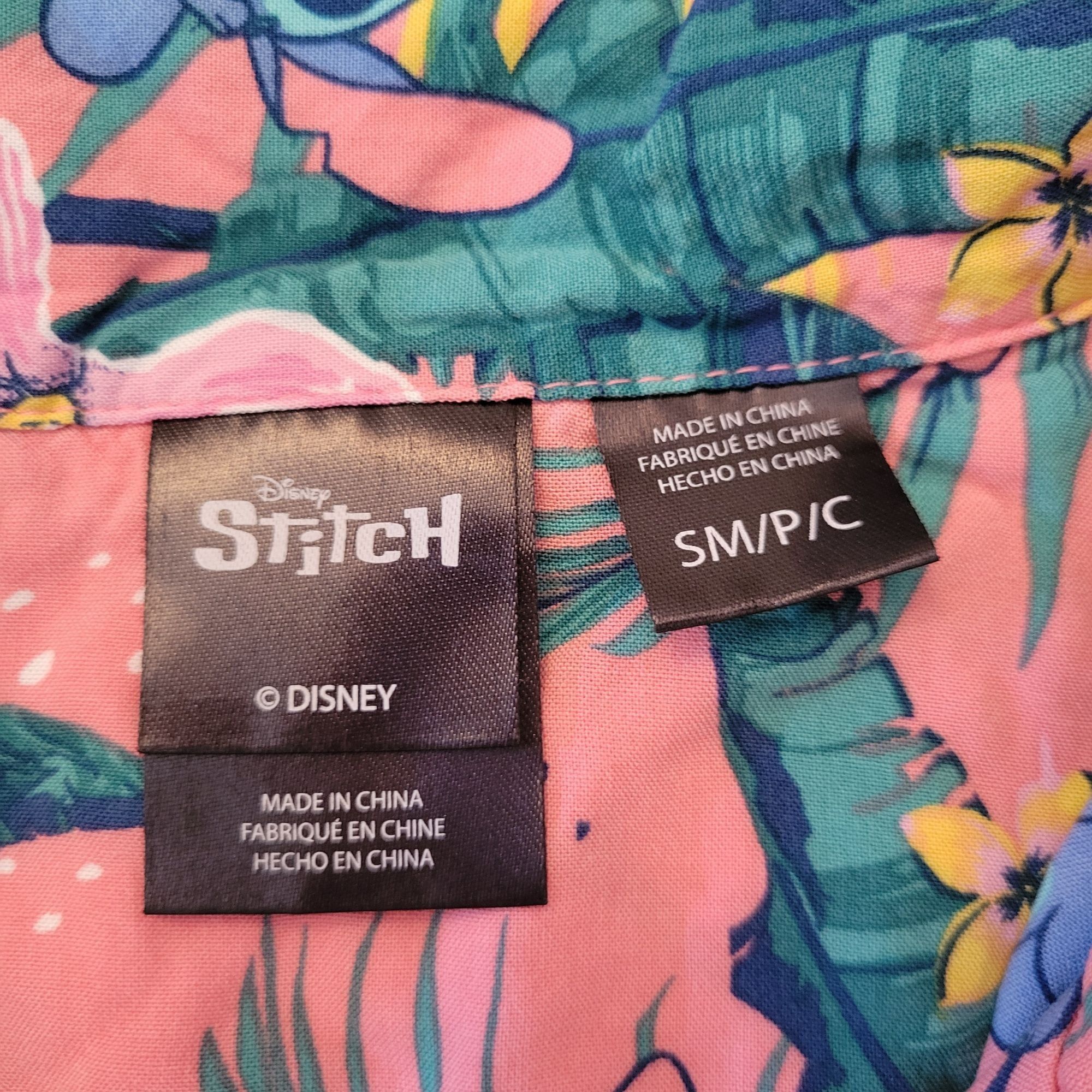 Disney Disney Lilo Stitch Hawaiian Shirt S Pink Tropical Cruise Vac Size US S / EU 44-46 / 1 - 2 Thumbnail