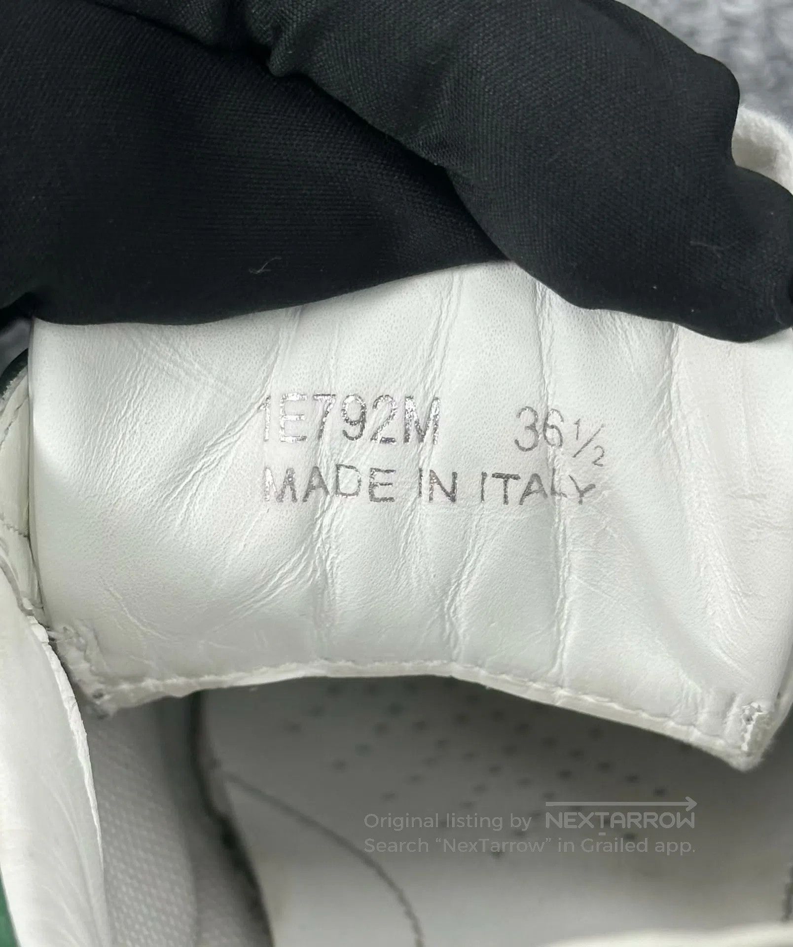Prada Prada White and Green Triangle Logo Low-Top Sneakers| Size US 6 / IT 36 - 6 Thumbnail